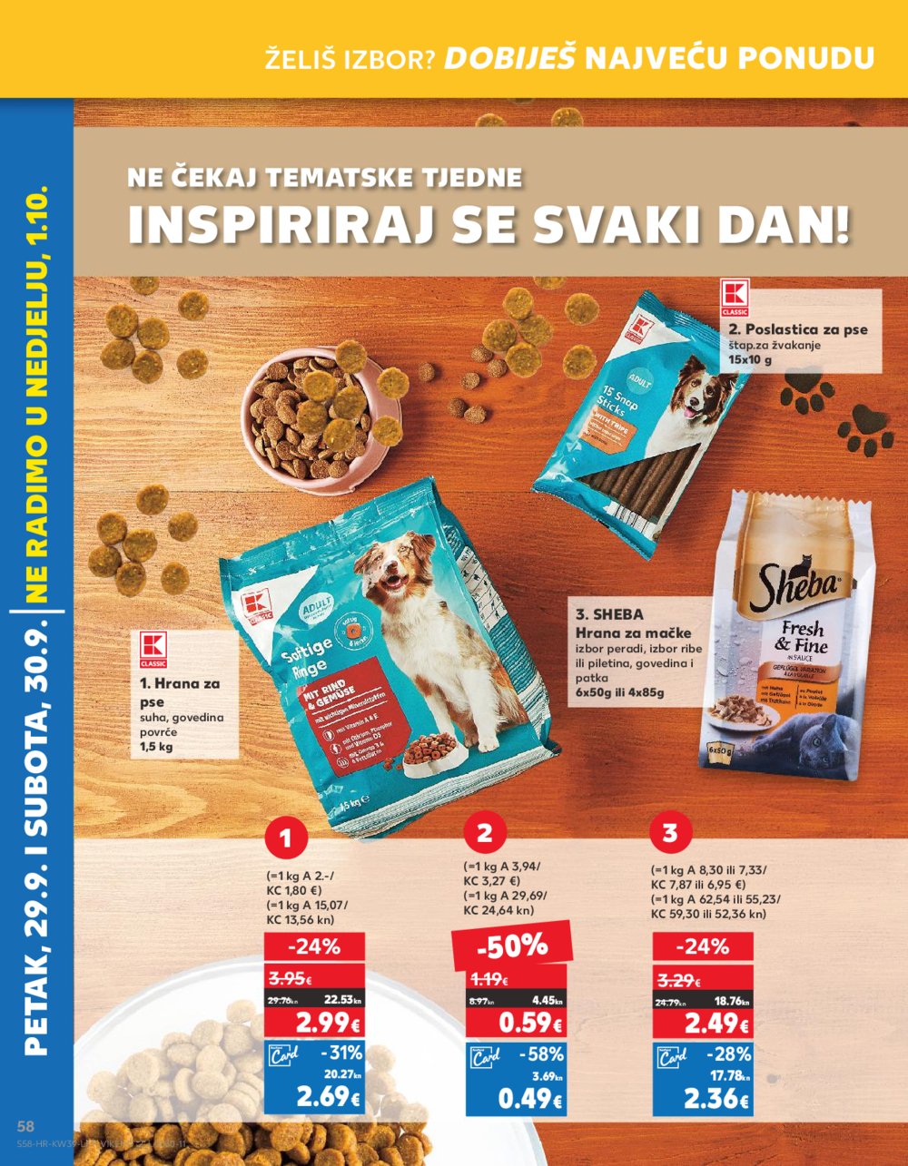 Kaufland katalog Akcija 27.09.-03.10.2023. Odabrane poslovnice