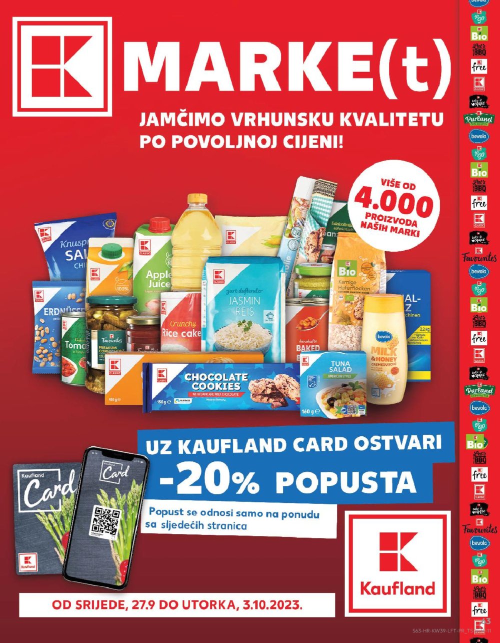 Kaufland katalog Akcija 27.09.-03.10.2023. Odabrane poslovnice