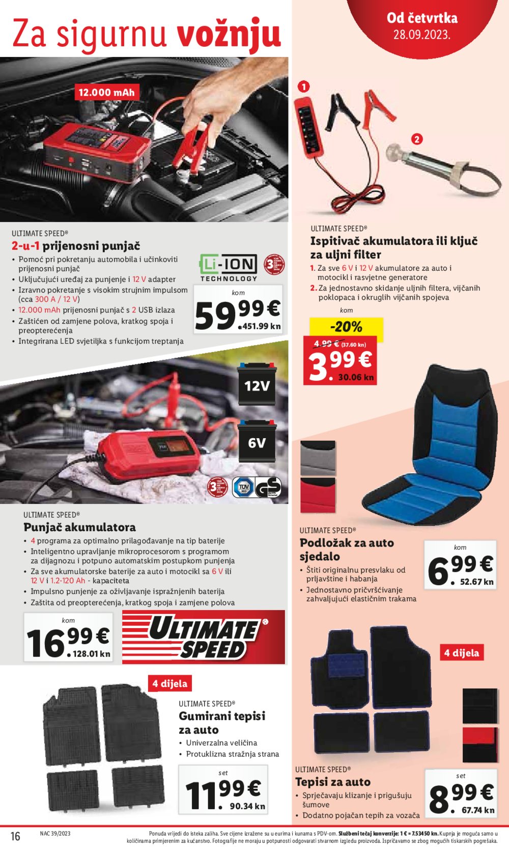 Lidl katalog Super ponuda od četvrtka 28.09.-01.10.2023.