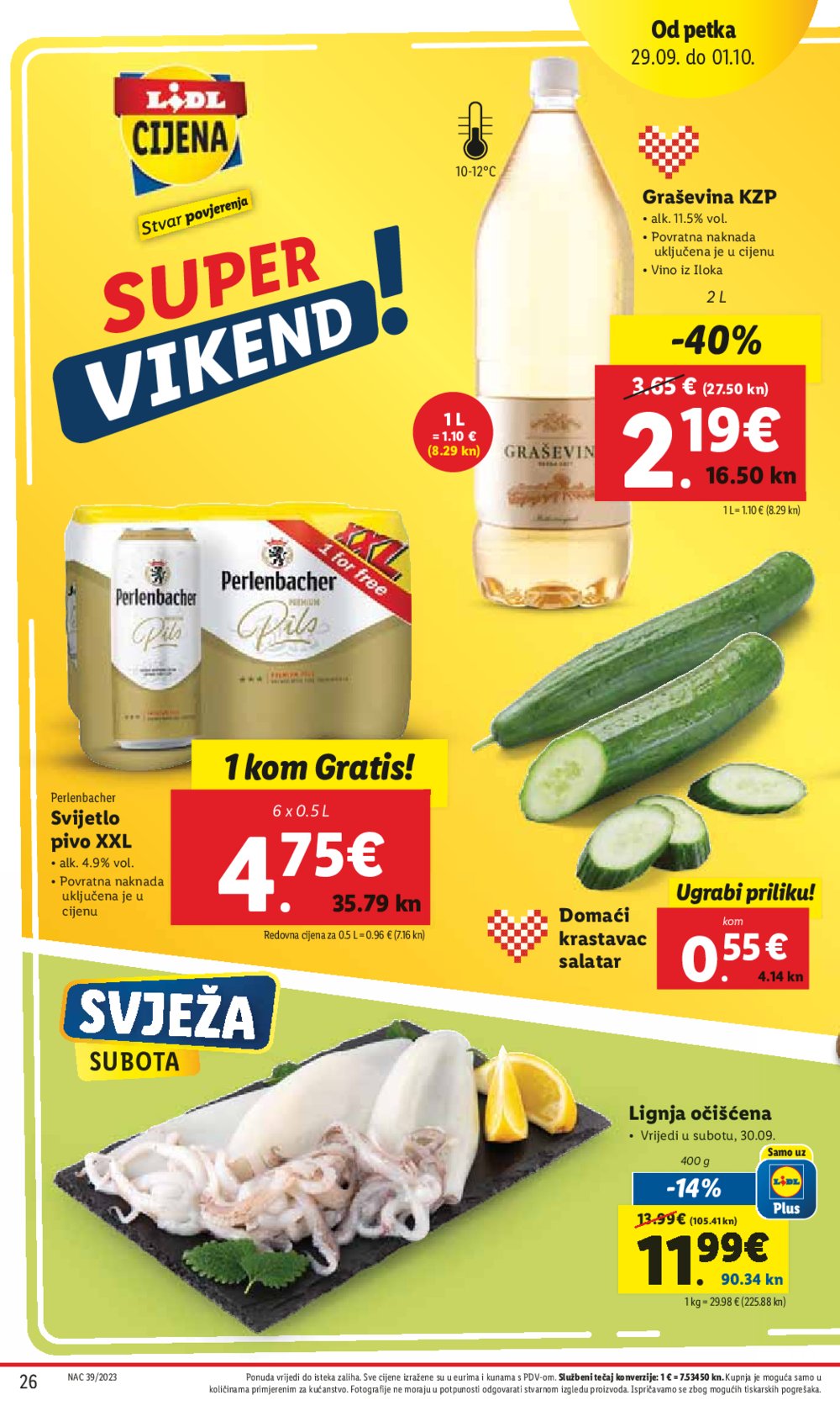 Lidl katalog Super ponuda od četvrtka 28.09.-01.10.2023.