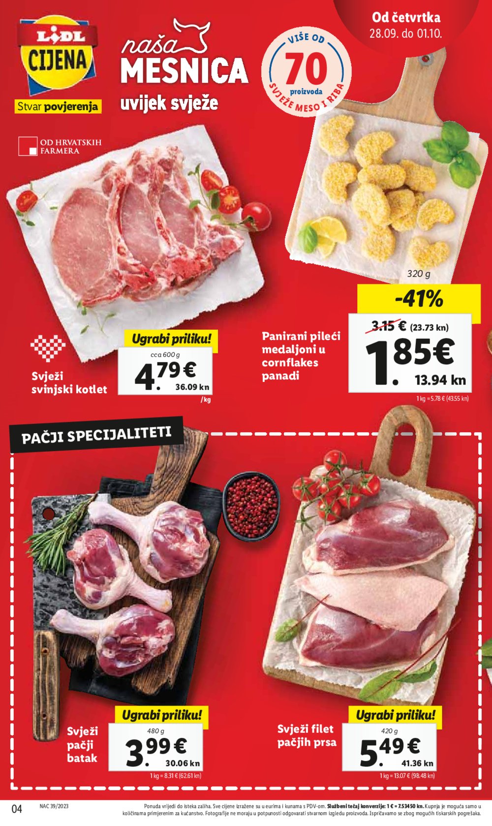 Lidl katalog Super ponuda od četvrtka 28.09.-01.10.2023.