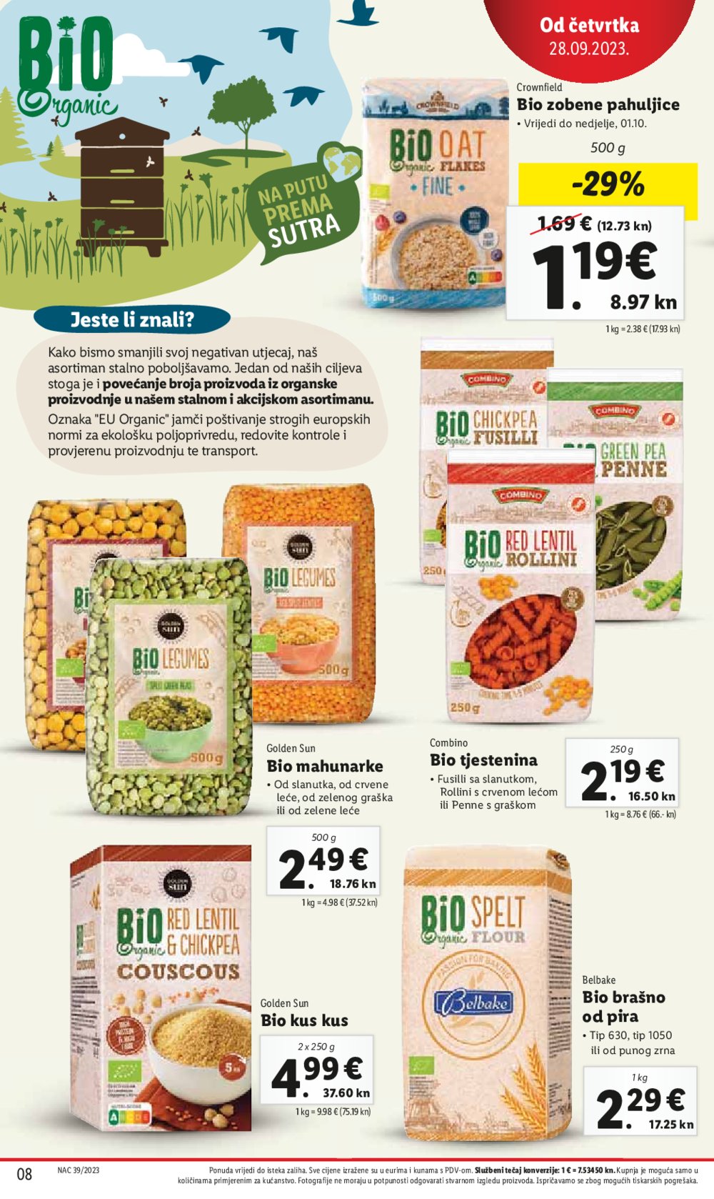 Lidl katalog Super ponuda od četvrtka 28.09.-01.10.2023.