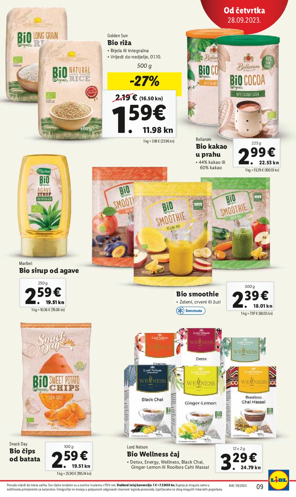 Lidl katalog Super ponuda od četvrtka 28.09.-01.10.2023.