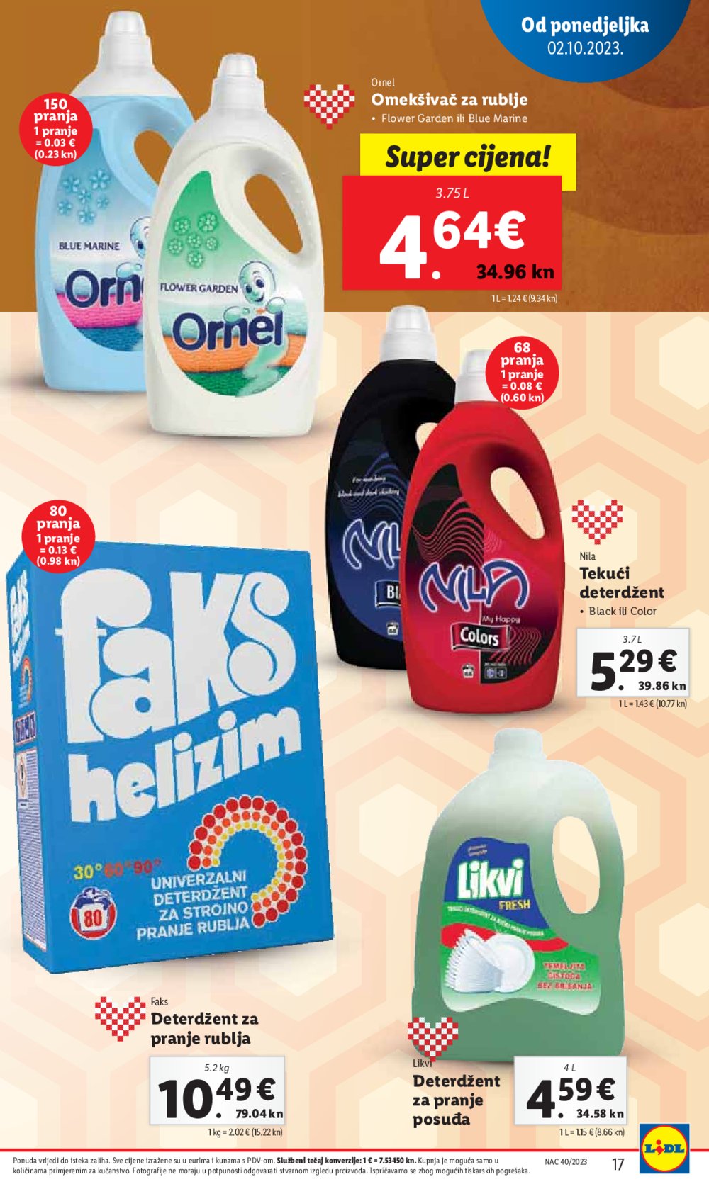 Lidl katalog Super ponuda od ponedjeljka 02.10.-08.10.2023.