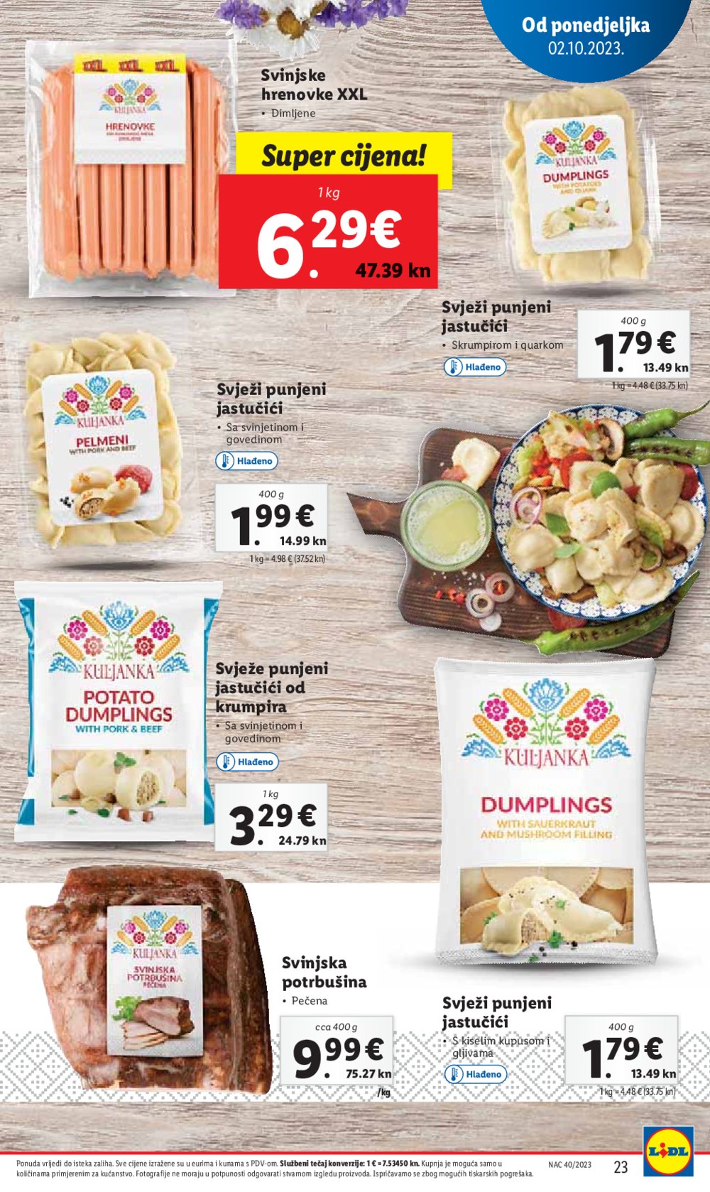 Lidl katalog Super ponuda od ponedjeljka 02.10.-08.10.2023.