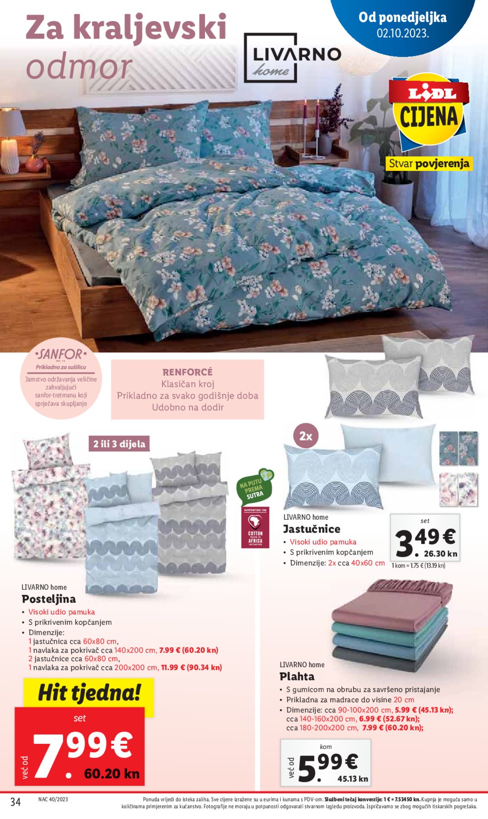 Lidl katalog Super ponuda od ponedjeljka 02.10.-08.10.2023.