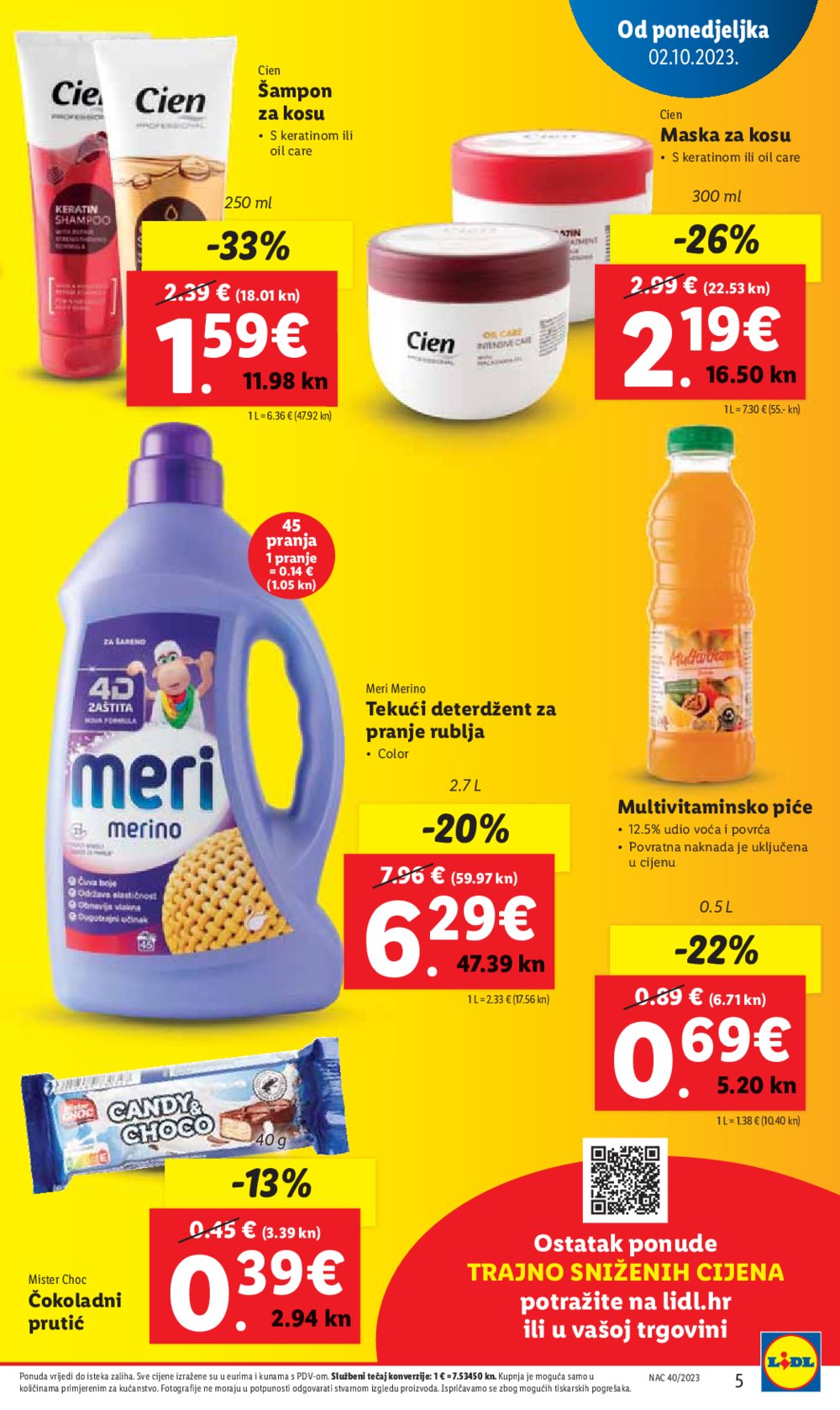 Lidl katalog Super ponuda od ponedjeljka 02.10.-08.10.2023.