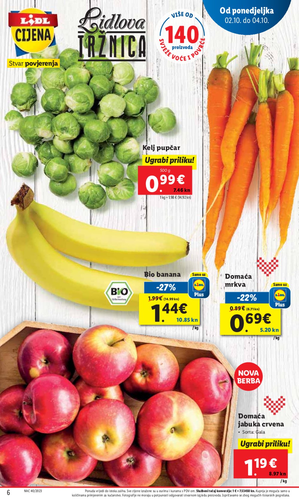 Lidl katalog Super ponuda od ponedjeljka 02.10.-08.10.2023.