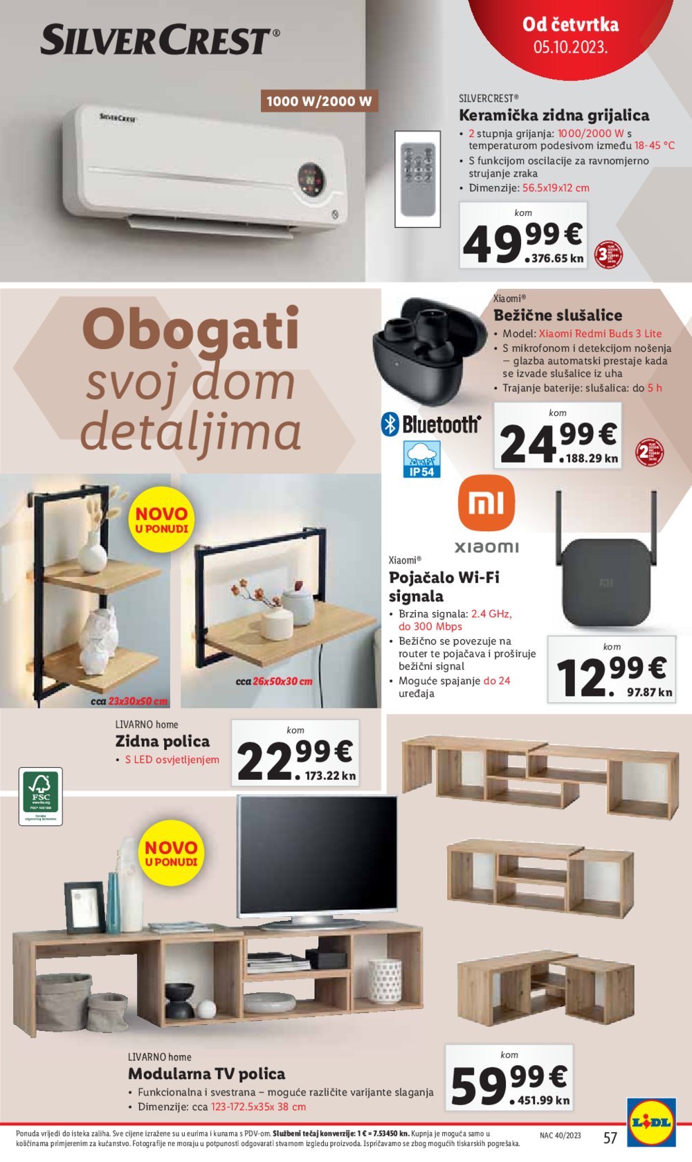 Lidl katalog Super ponuda od ponedjeljka 02.10.-08.10.2023.