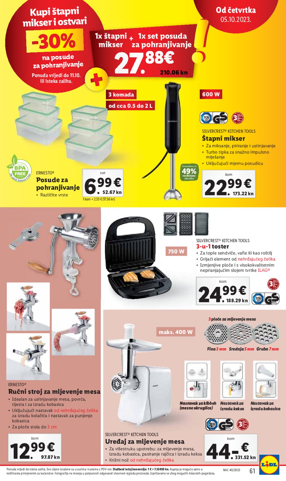 Lidl katalog Super ponuda od ponedjeljka 02.10.-08.10.2023.