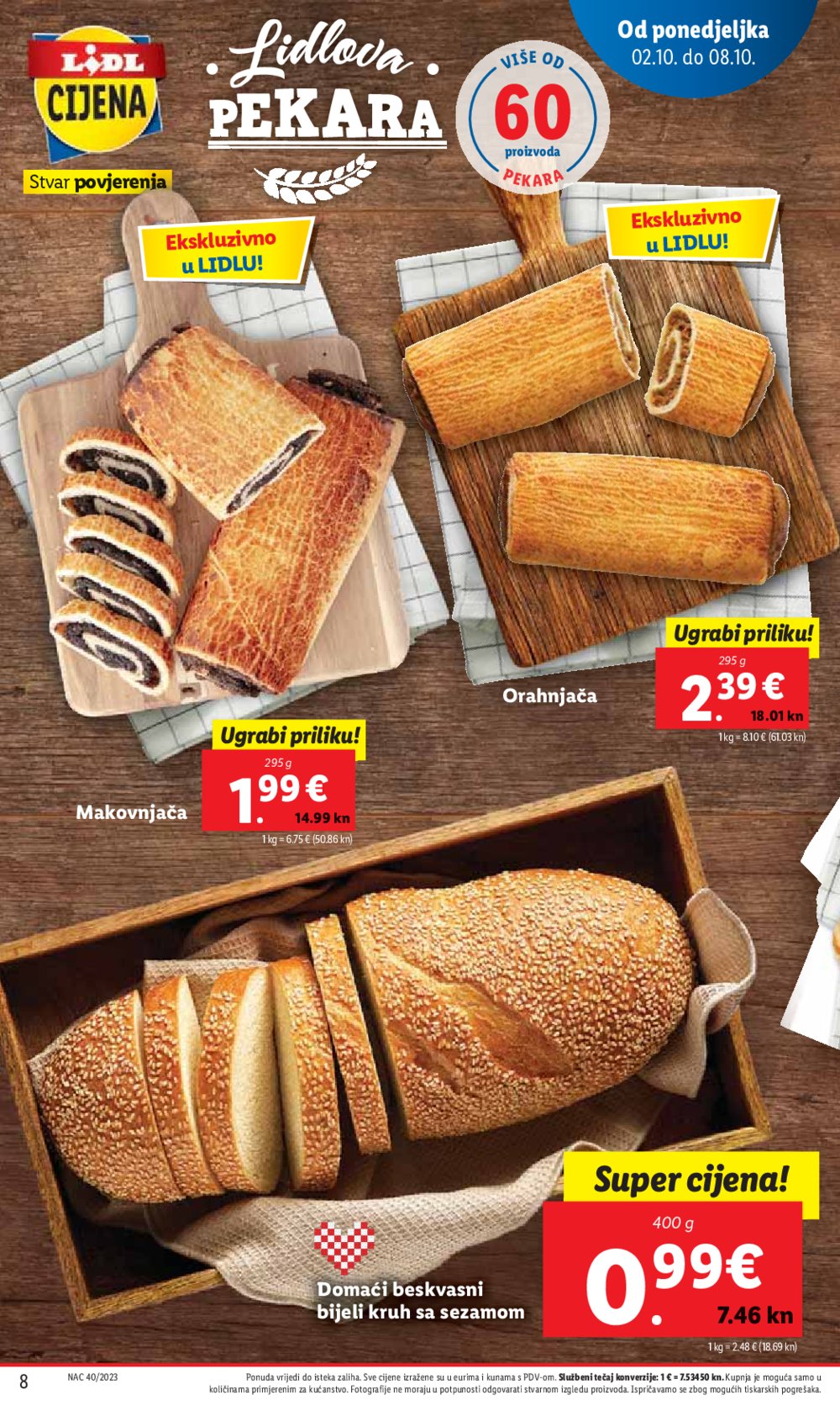 Lidl katalog Super ponuda od ponedjeljka 02.10.-08.10.2023.