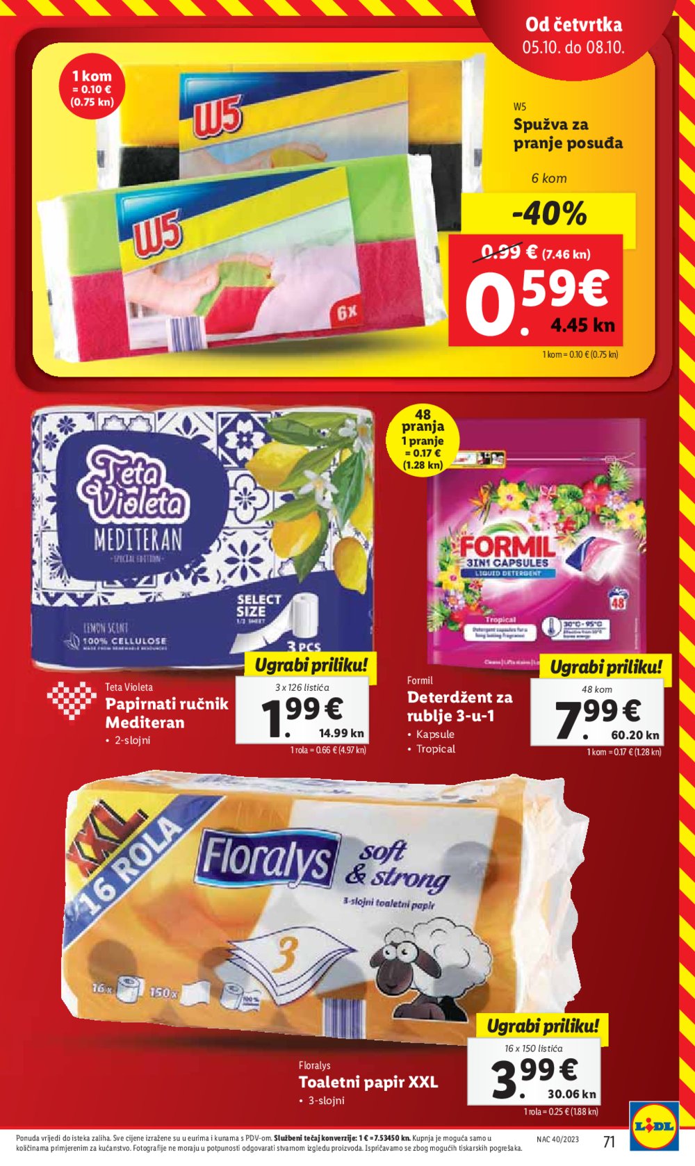 Lidl katalog Super ponuda od ponedjeljka 02.10.-08.10.2023.