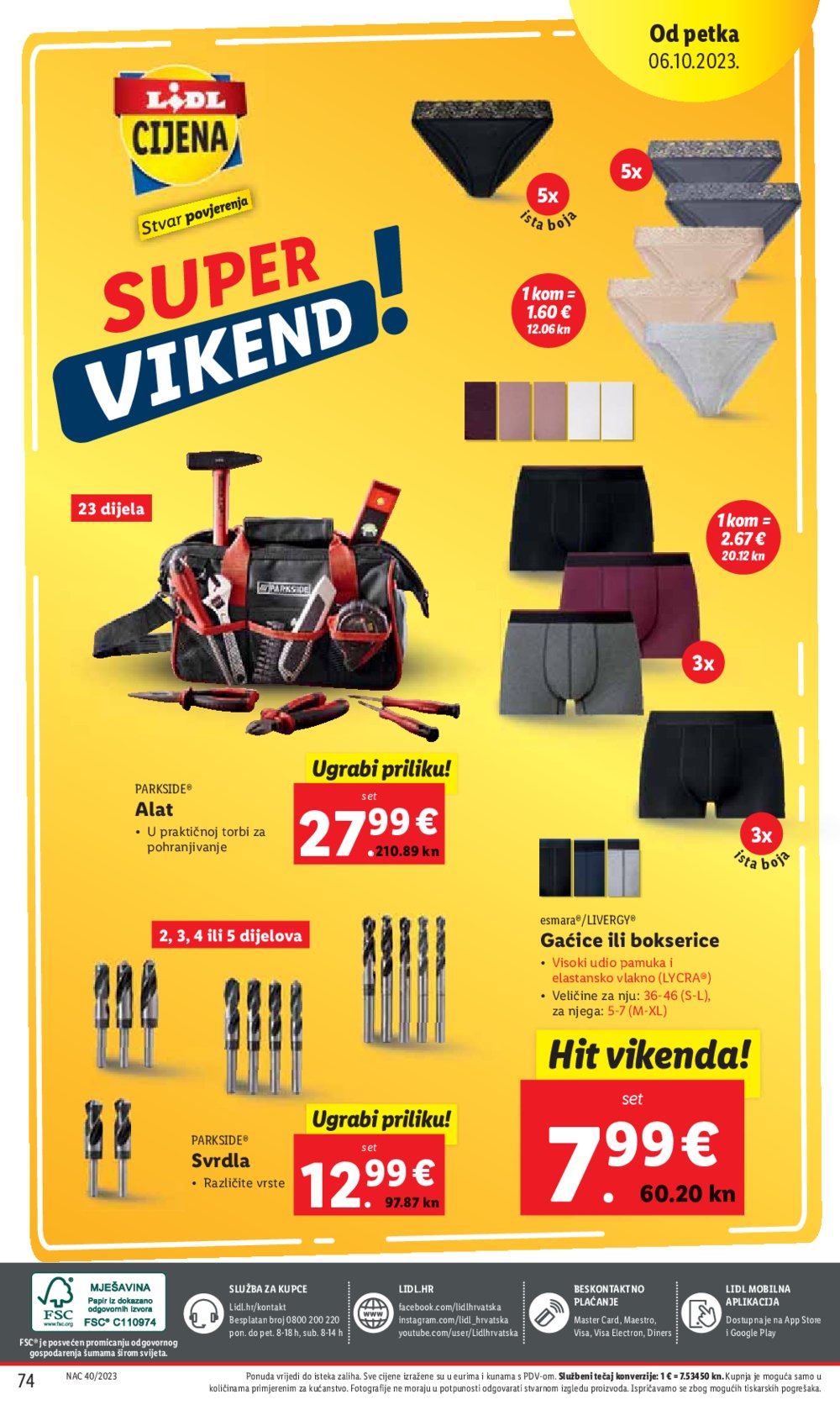 Lidl katalog Super ponuda od ponedjeljka 02.10.-08.10.2023.