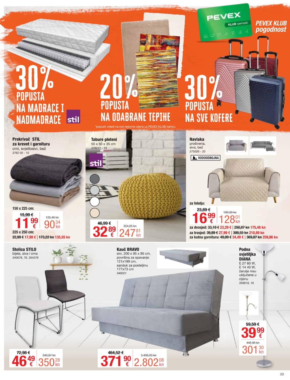 Pevex katalog Čarolija jeseni te čeka 28.09.-23.10.2023.