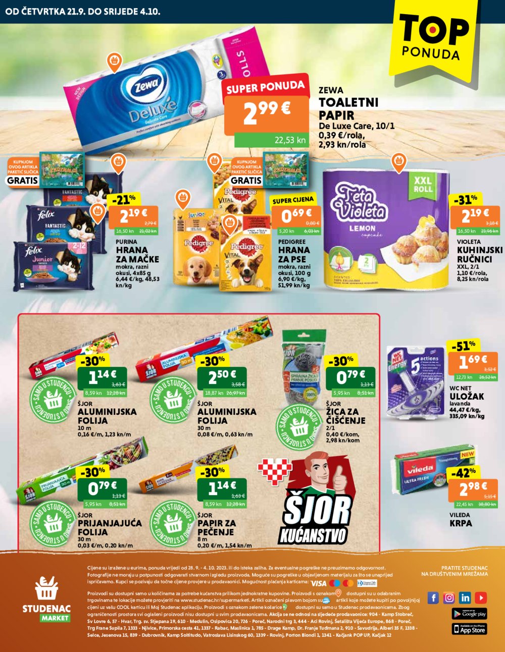 Studenac katalog Akcija 28.09.-04.10.2023.