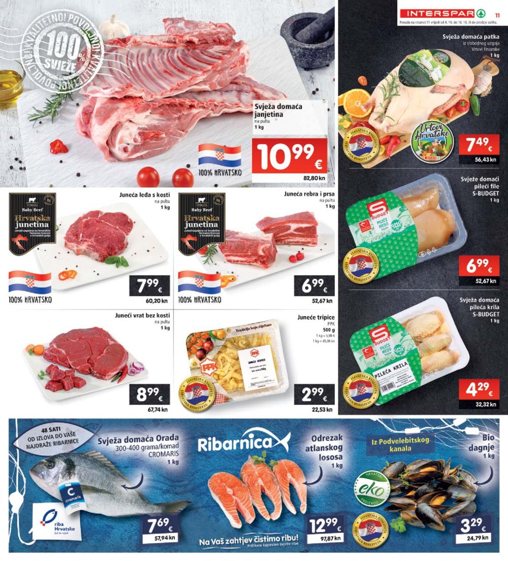 INTERSPAR katalog Akcija 04.10.-10.10.2023.