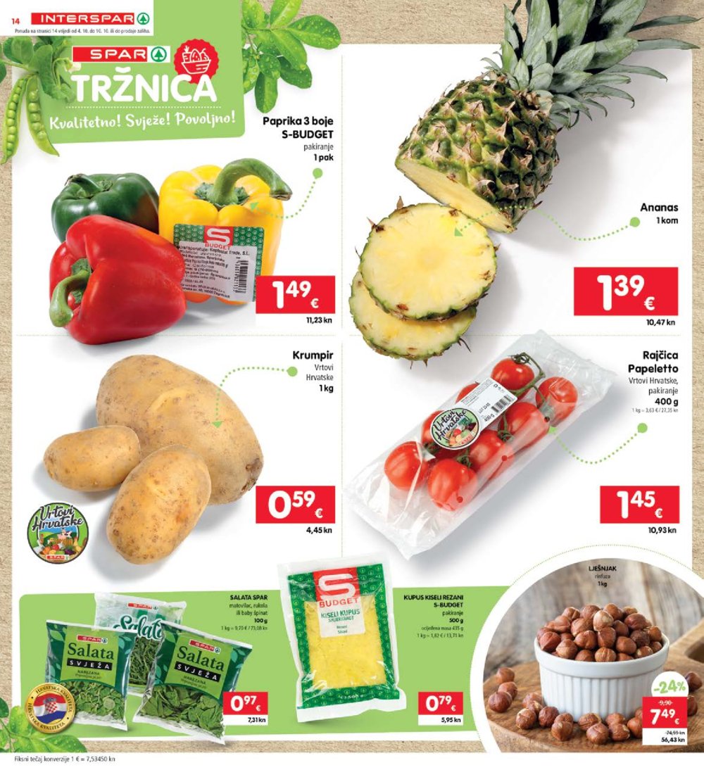 INTERSPAR katalog Akcija 04.10.-10.10.2023.