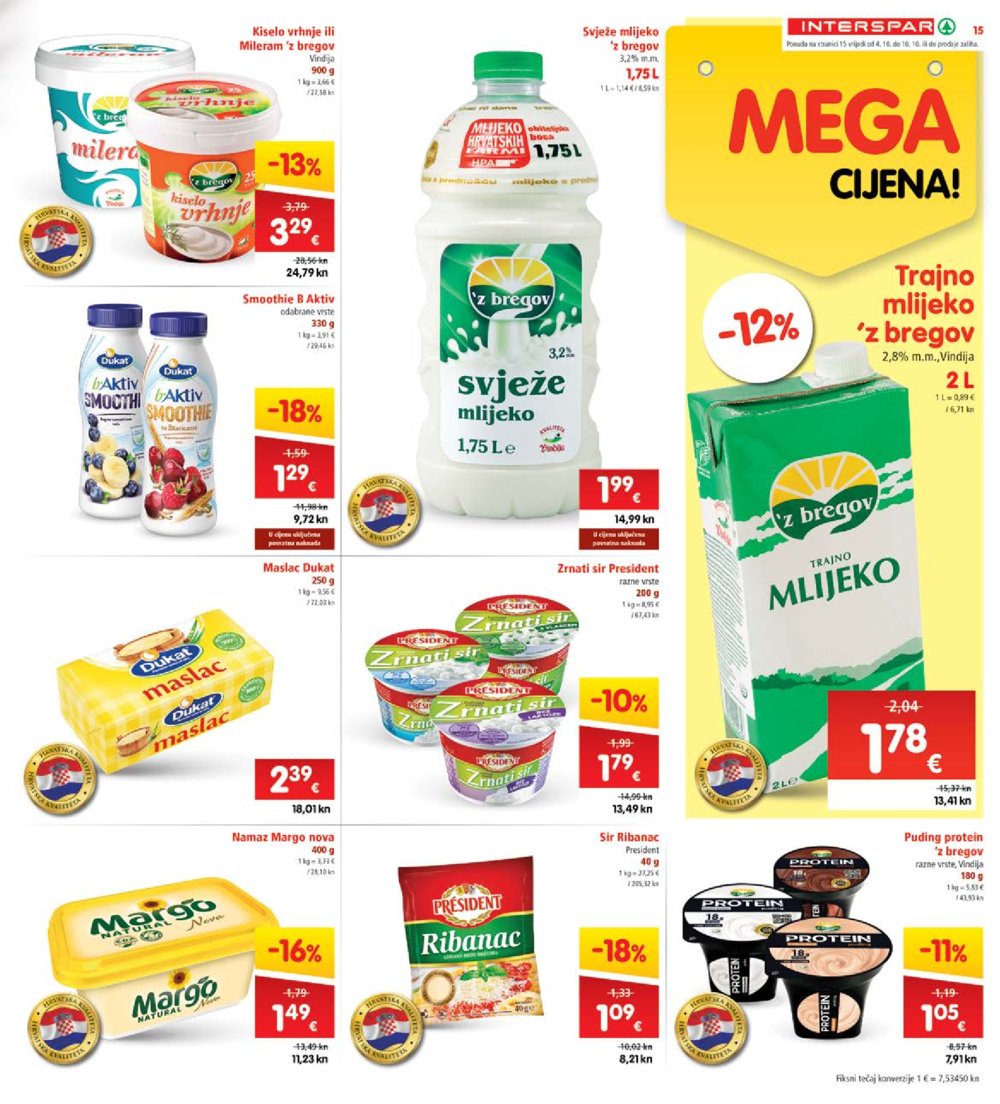 INTERSPAR katalog Akcija 04.10.-10.10.2023.