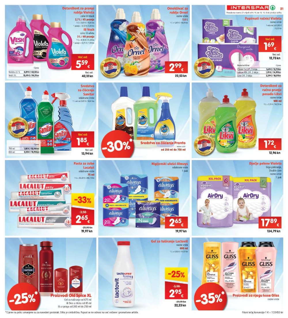 INTERSPAR katalog Akcija 04.10.-10.10.2023.