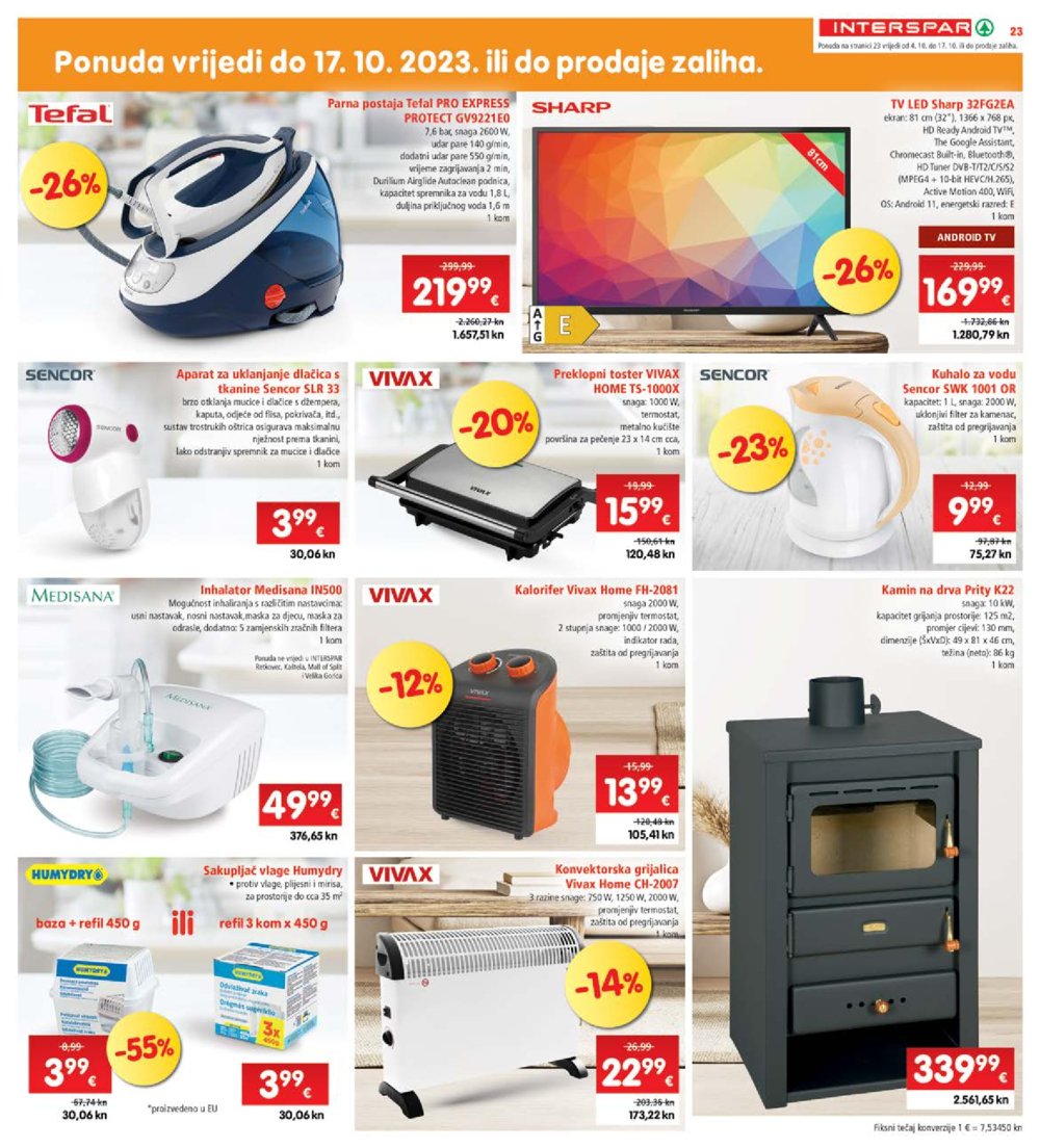 INTERSPAR katalog Akcija 04.10.-10.10.2023.