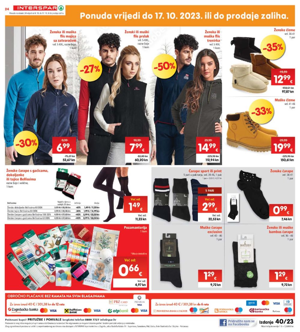 INTERSPAR katalog Akcija 04.10.-10.10.2023.