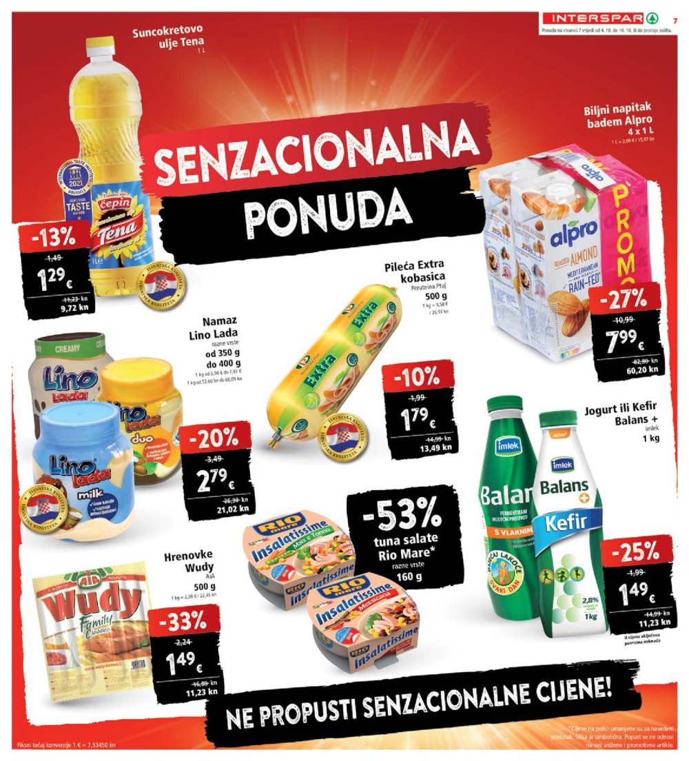 INTERSPAR katalog Akcija 04.10.-10.10.2023.