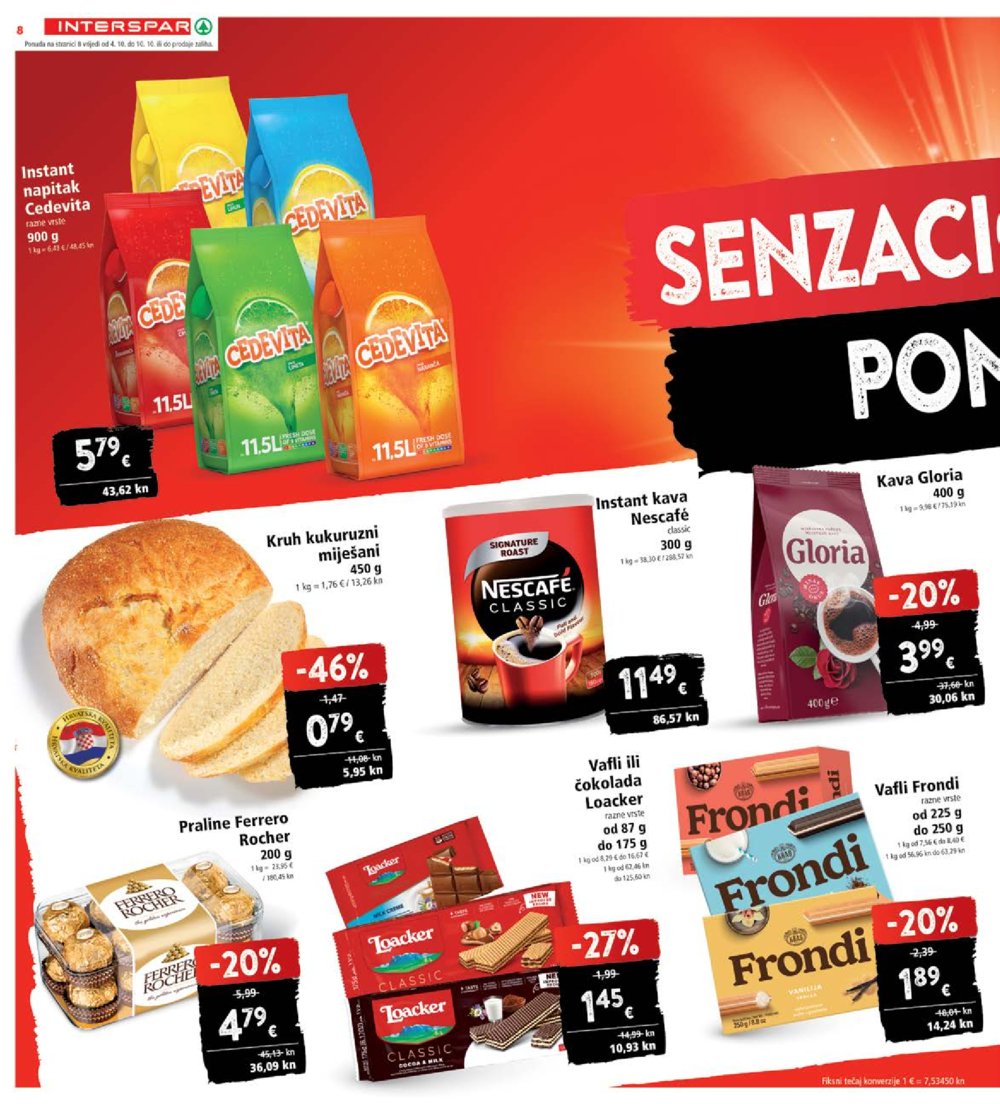 INTERSPAR katalog Akcija 04.10.-10.10.2023.