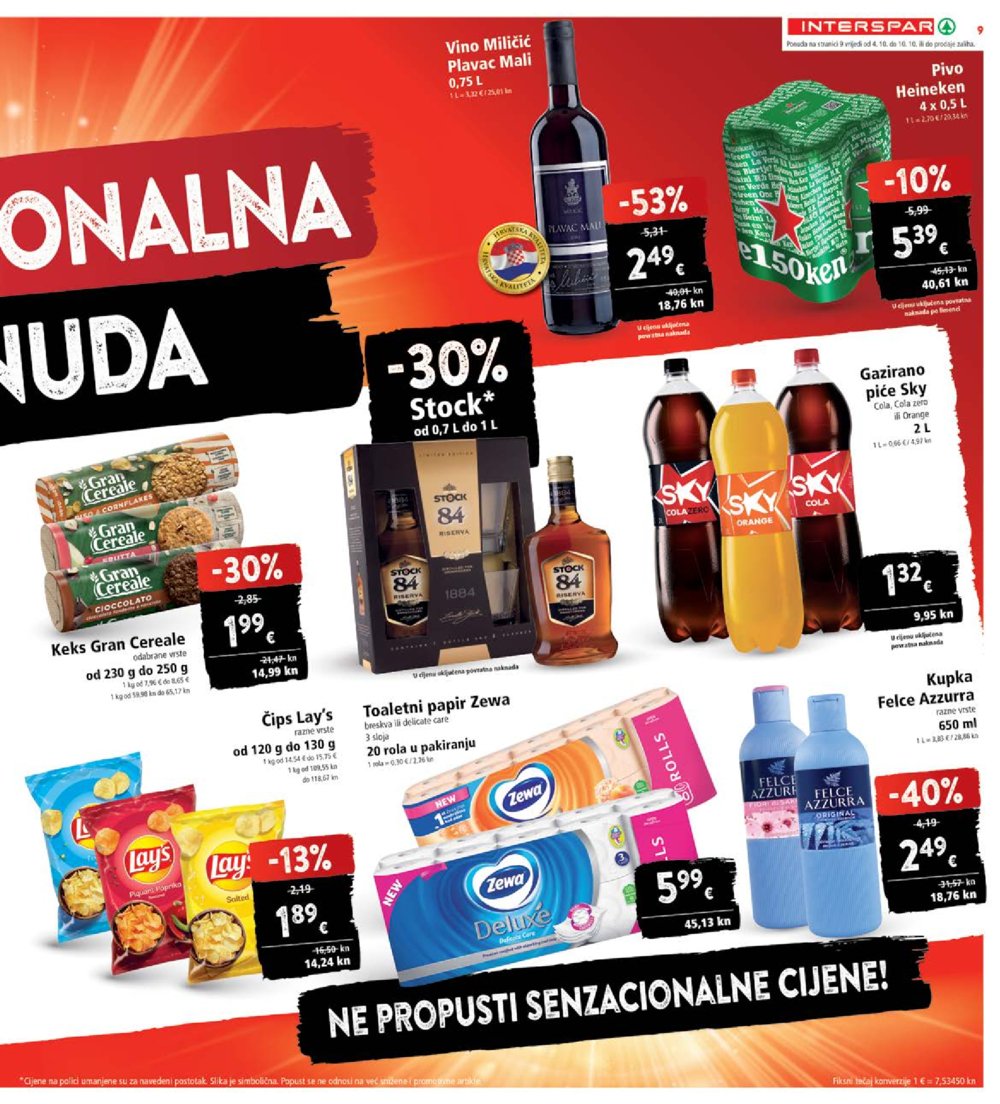 INTERSPAR katalog Akcija 04.10.-10.10.2023.