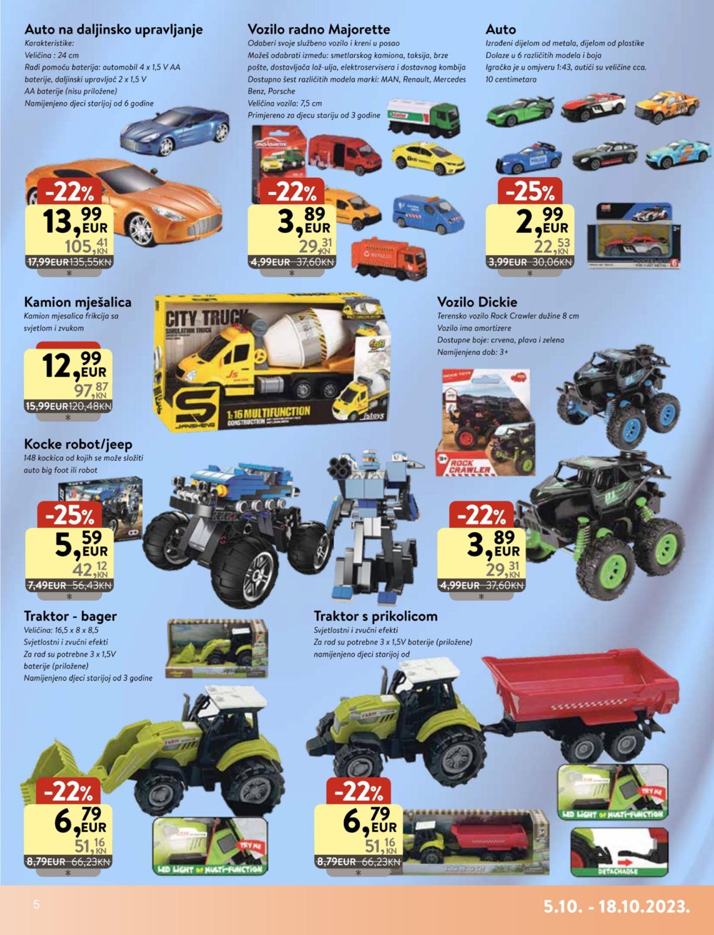 KTC katalog Igračke i tekstil 05.10.-18.10.2023.