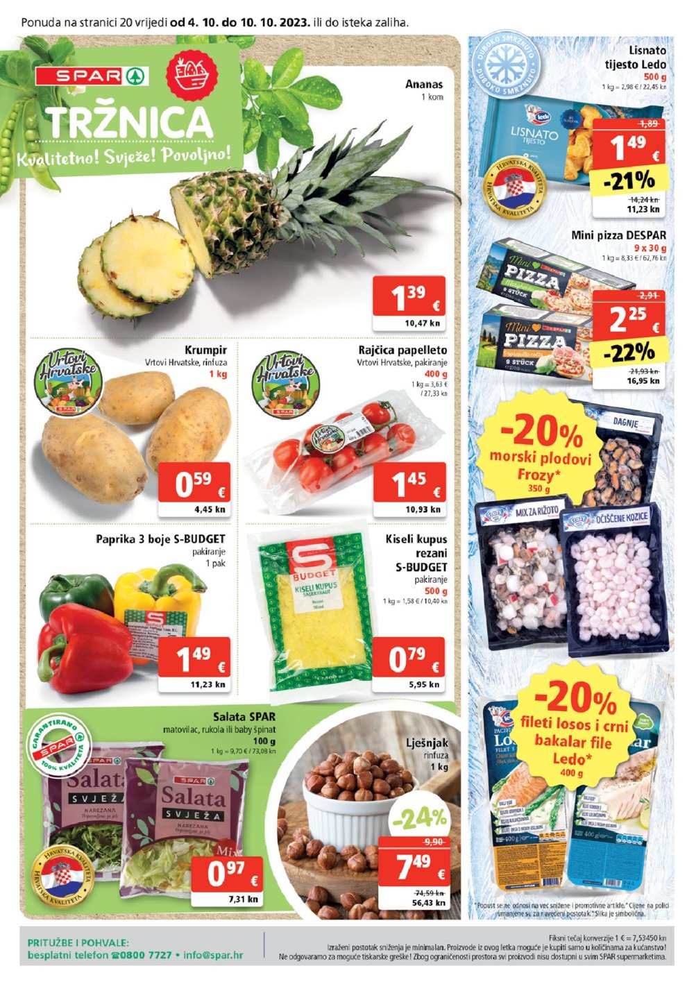 SPAR katalog Akcija 04.10.-10.10.2023.