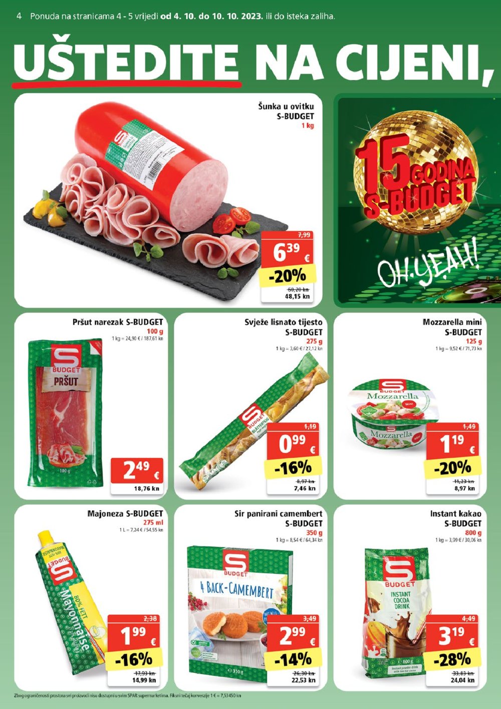 SPAR katalog Akcija 04.10.-10.10.2023.