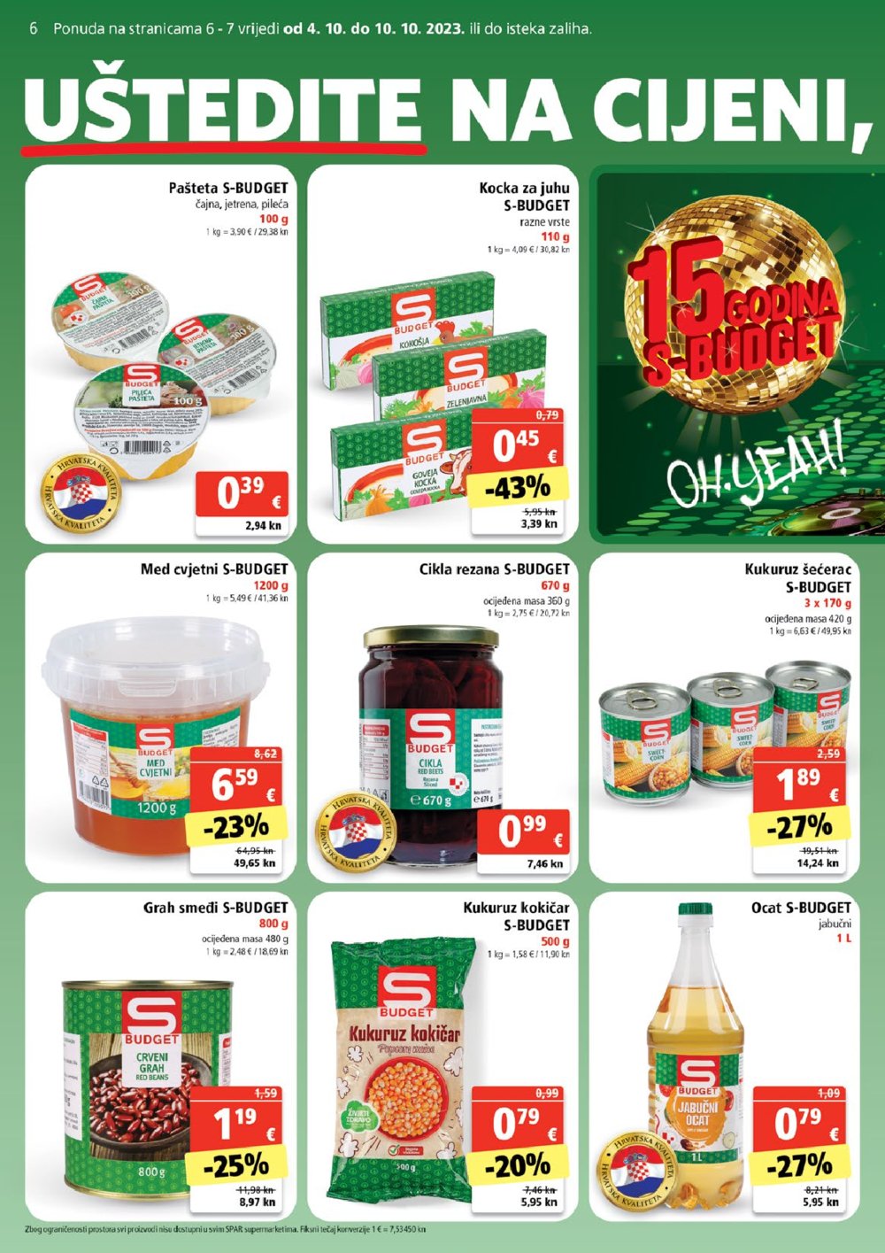 SPAR katalog Akcija 04.10.-10.10.2023.