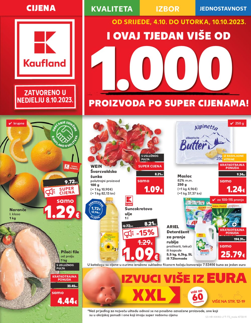Kaufland katalog Akcija 04.10.-10.10.2023. Dugo Selo i Velika Gorica