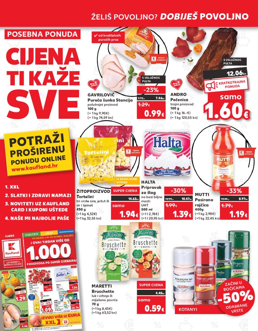 Kaufland katalog Akcija 04.10.-10.10.2023. Dugo Selo i Velika Gorica