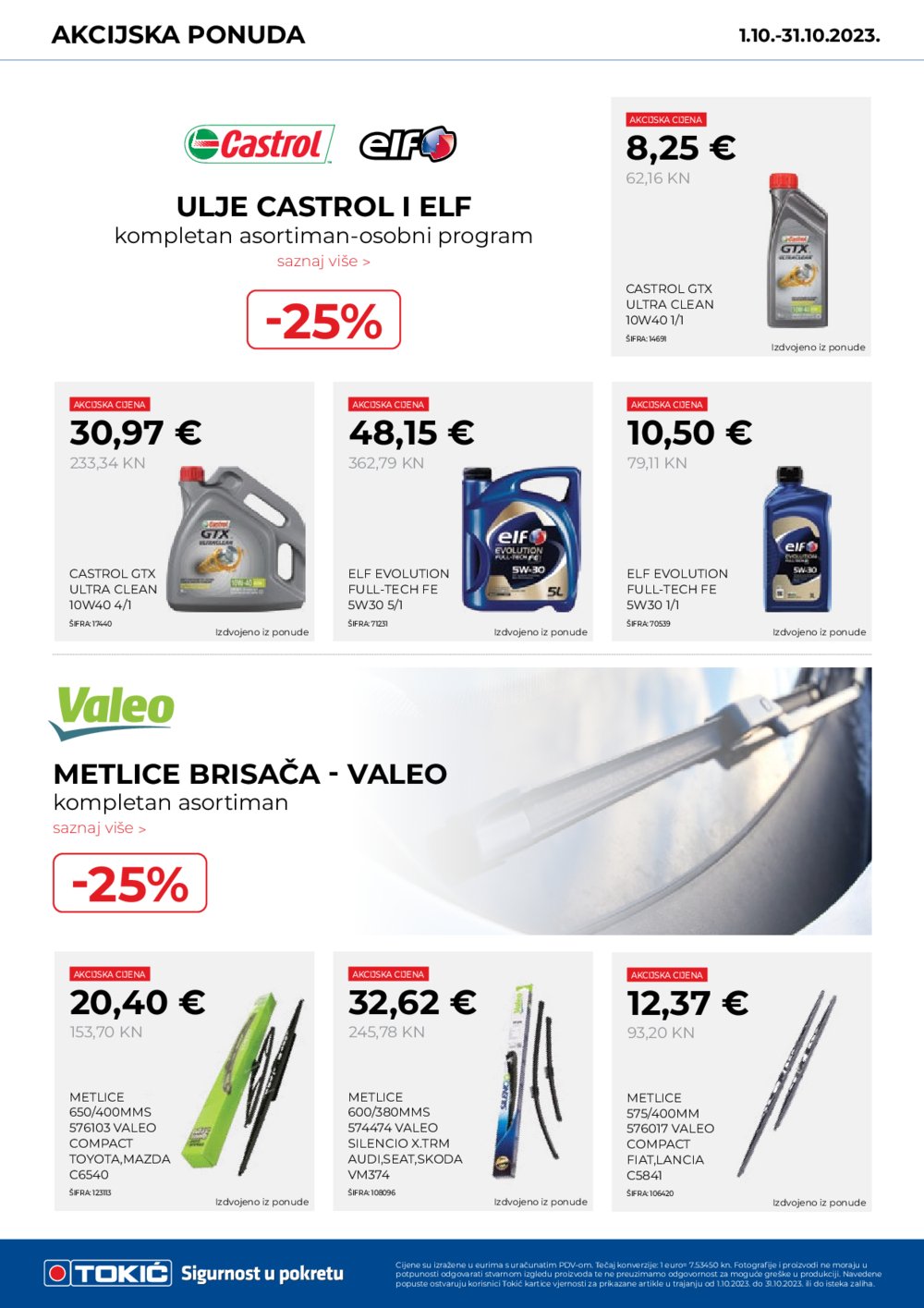 Tokić katalog Akcijska ponuda 01.10.-31.10.2023.