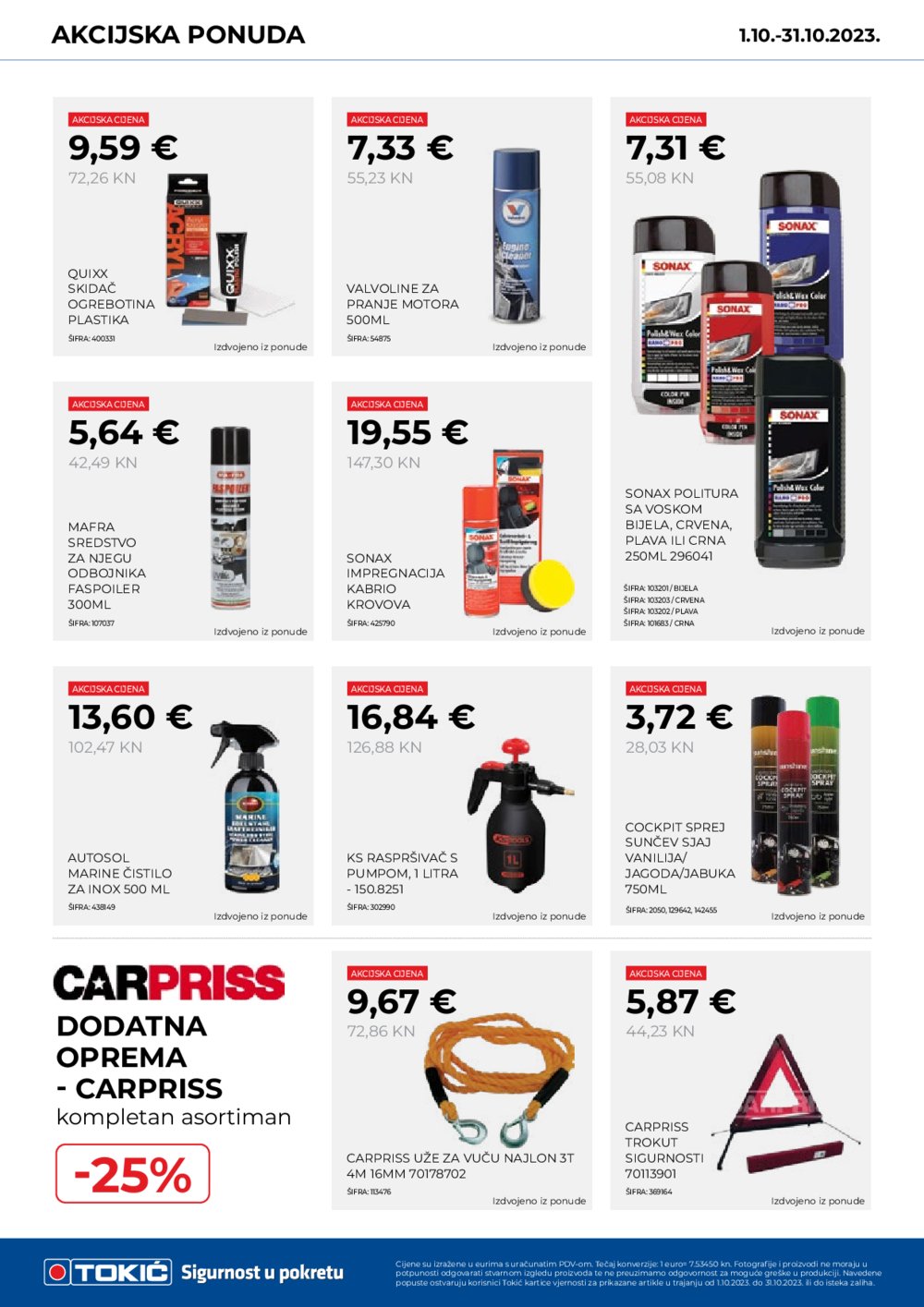 Tokić katalog Akcijska ponuda 01.10.-31.10.2023.