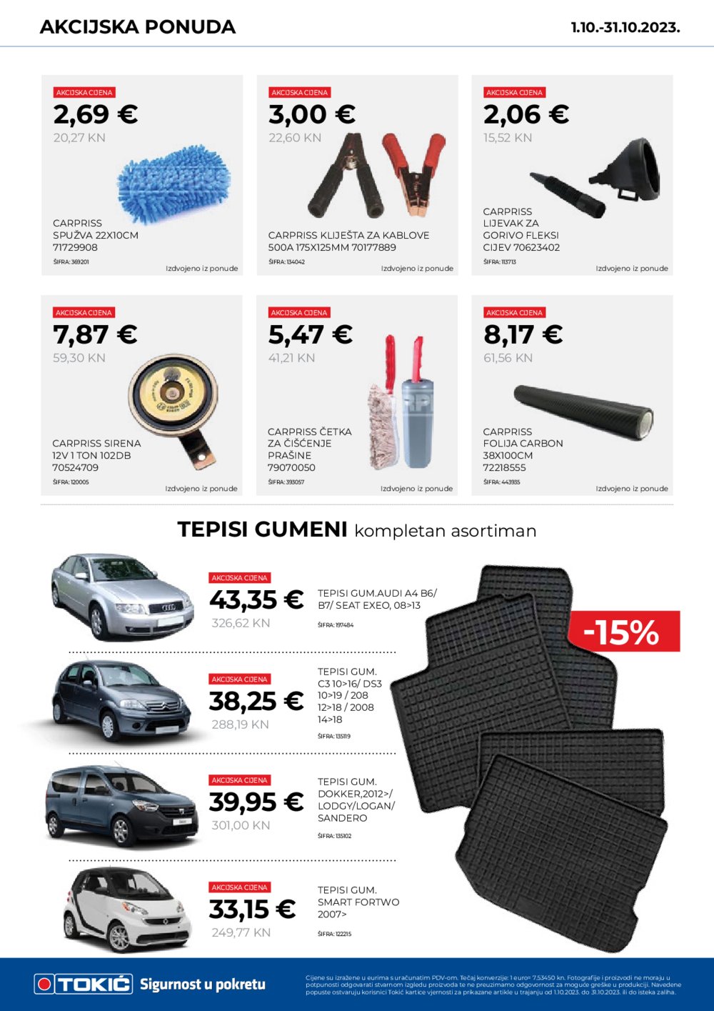 Tokić katalog Akcijska ponuda 01.10.-31.10.2023.