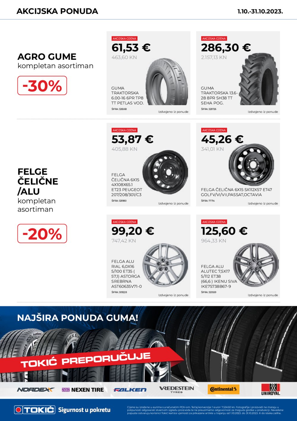 Tokić katalog Akcijska ponuda 01.10.-31.10.2023.