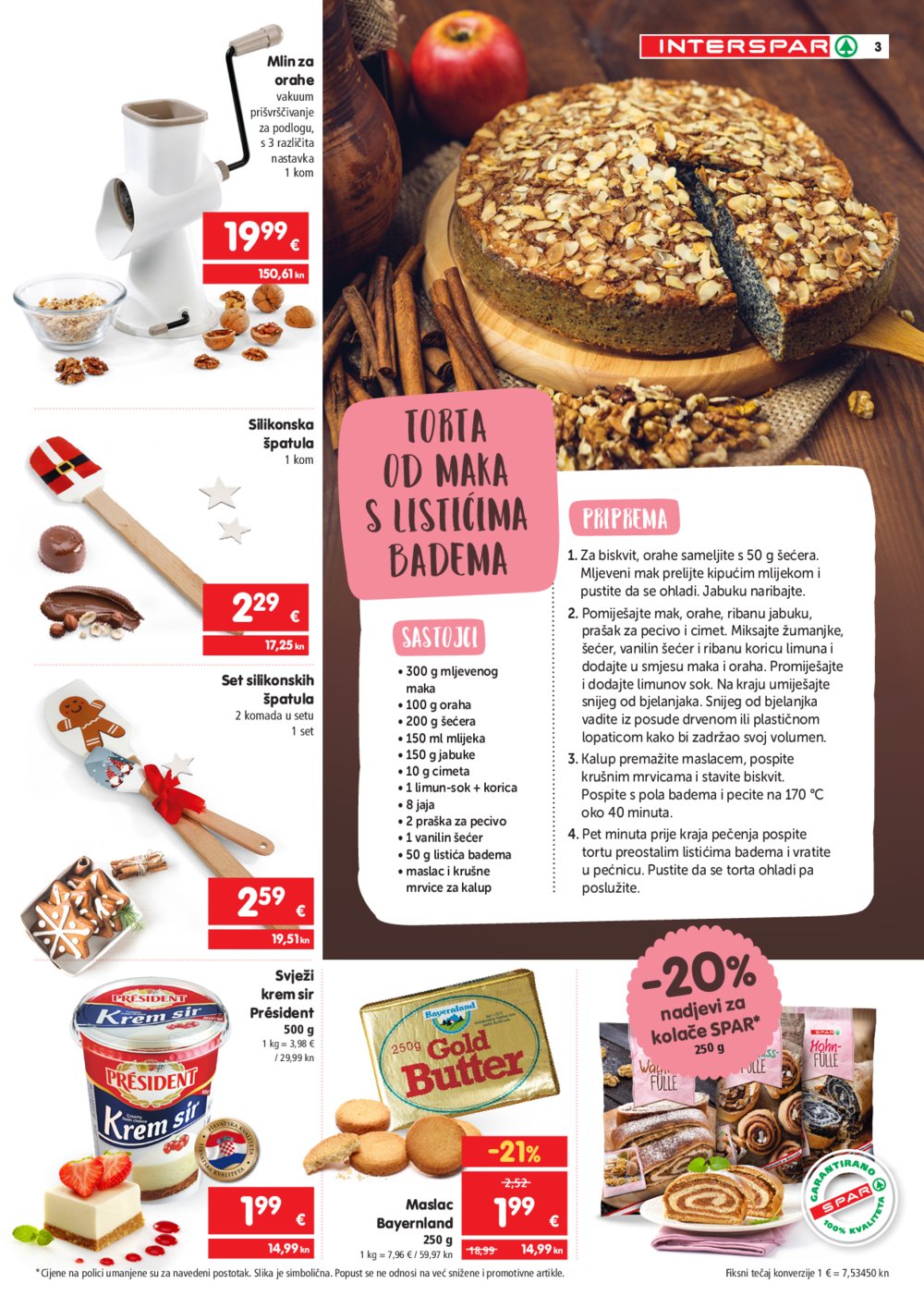 INTERSPAR katalog Vrijeme je za kolače 04.10.2023.-06.01.2024.