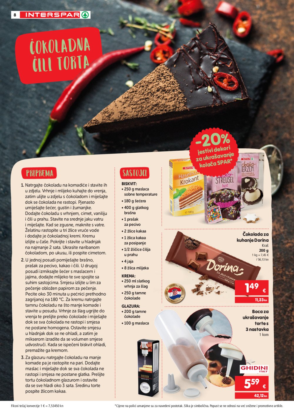 INTERSPAR katalog Vrijeme je za kolače 04.10.2023.-06.01.2024.