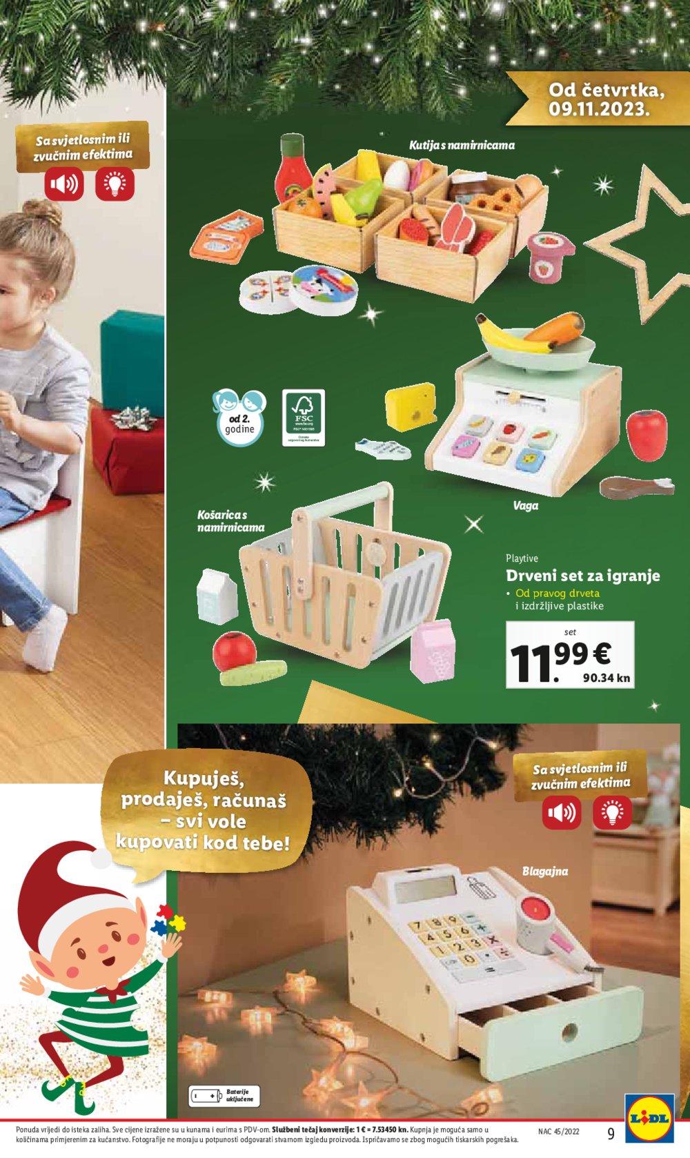 Lidl Božićni katalog igračaka od 09.11.2023.