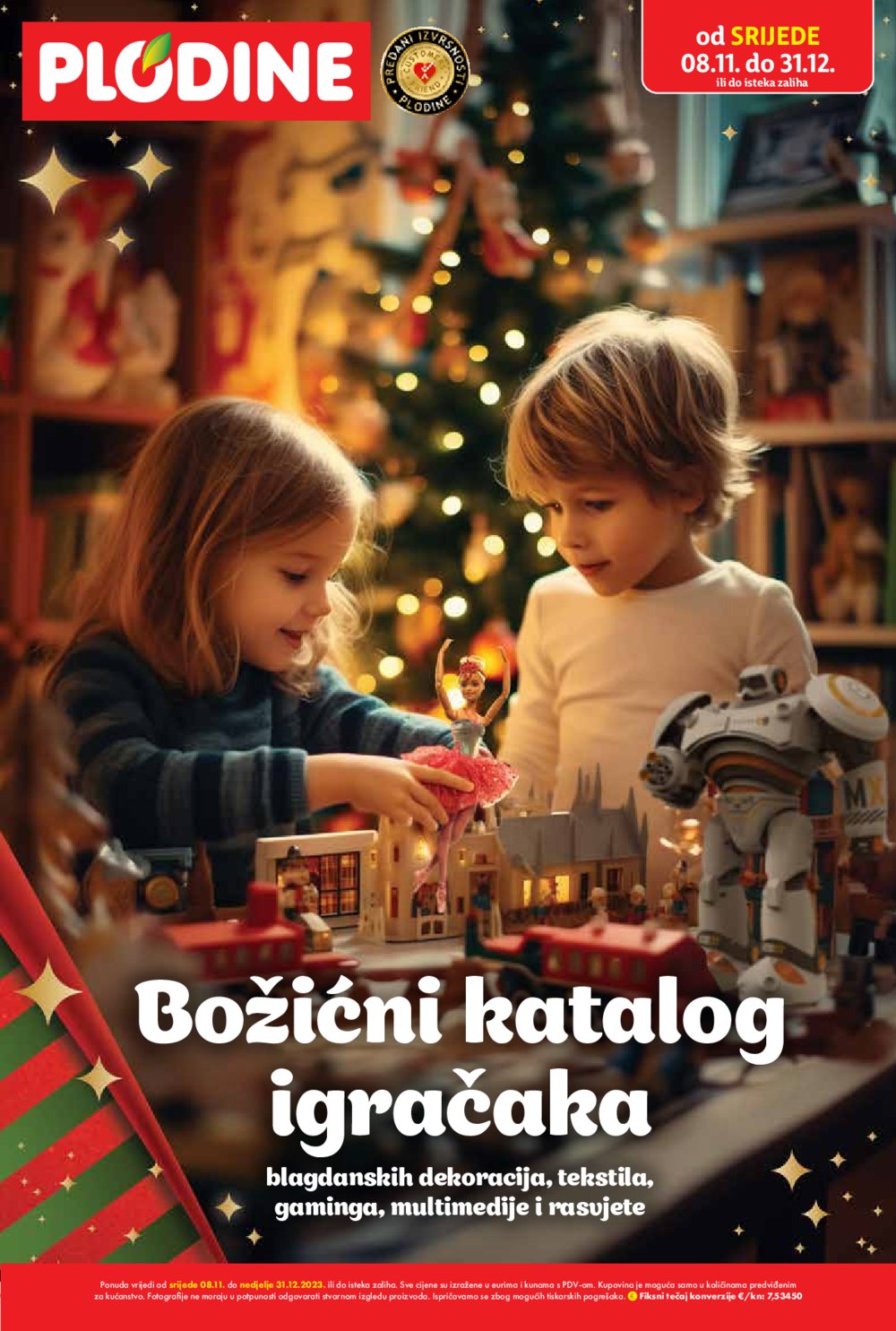 Plodine Božićni katalog igračaka 08.11.-31.12.2023.