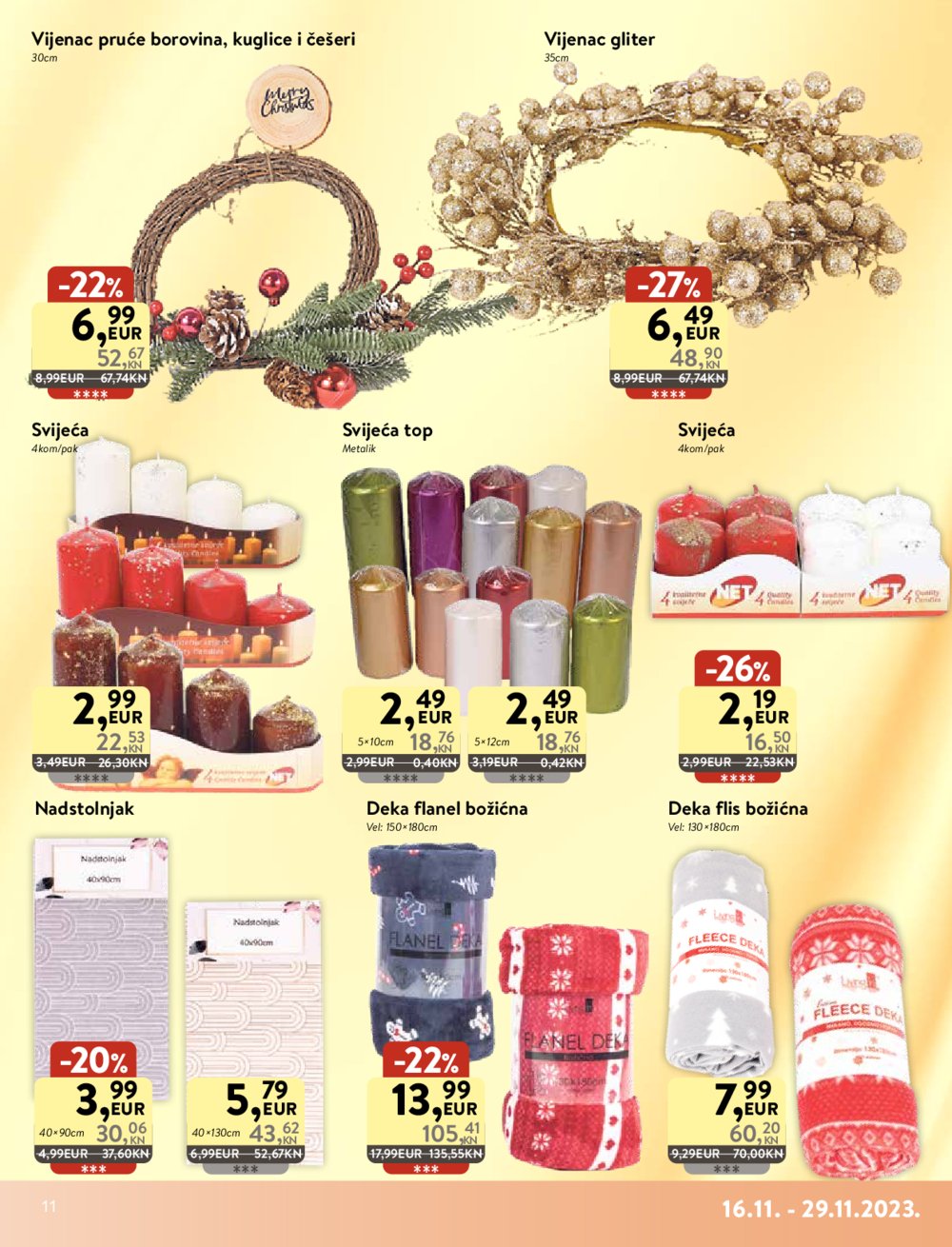 KTC katalog Adventske dekoracije 16.11.-29.11.2023.