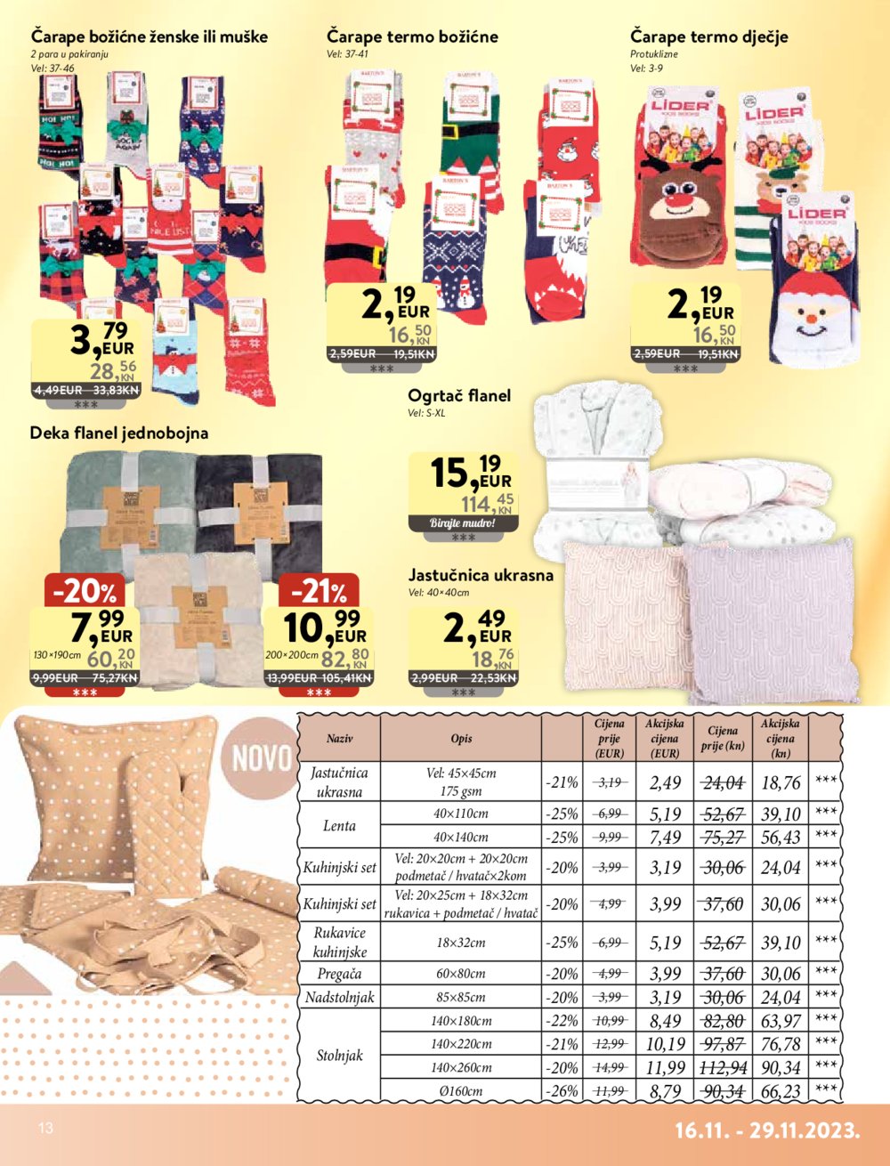 KTC katalog Adventske dekoracije 16.11.-29.11.2023.