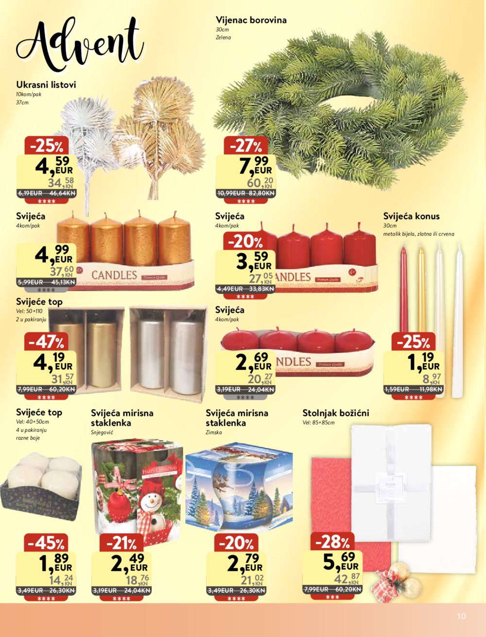 KTC katalog Adventske dekoracije 16.11.-29.11.2023.