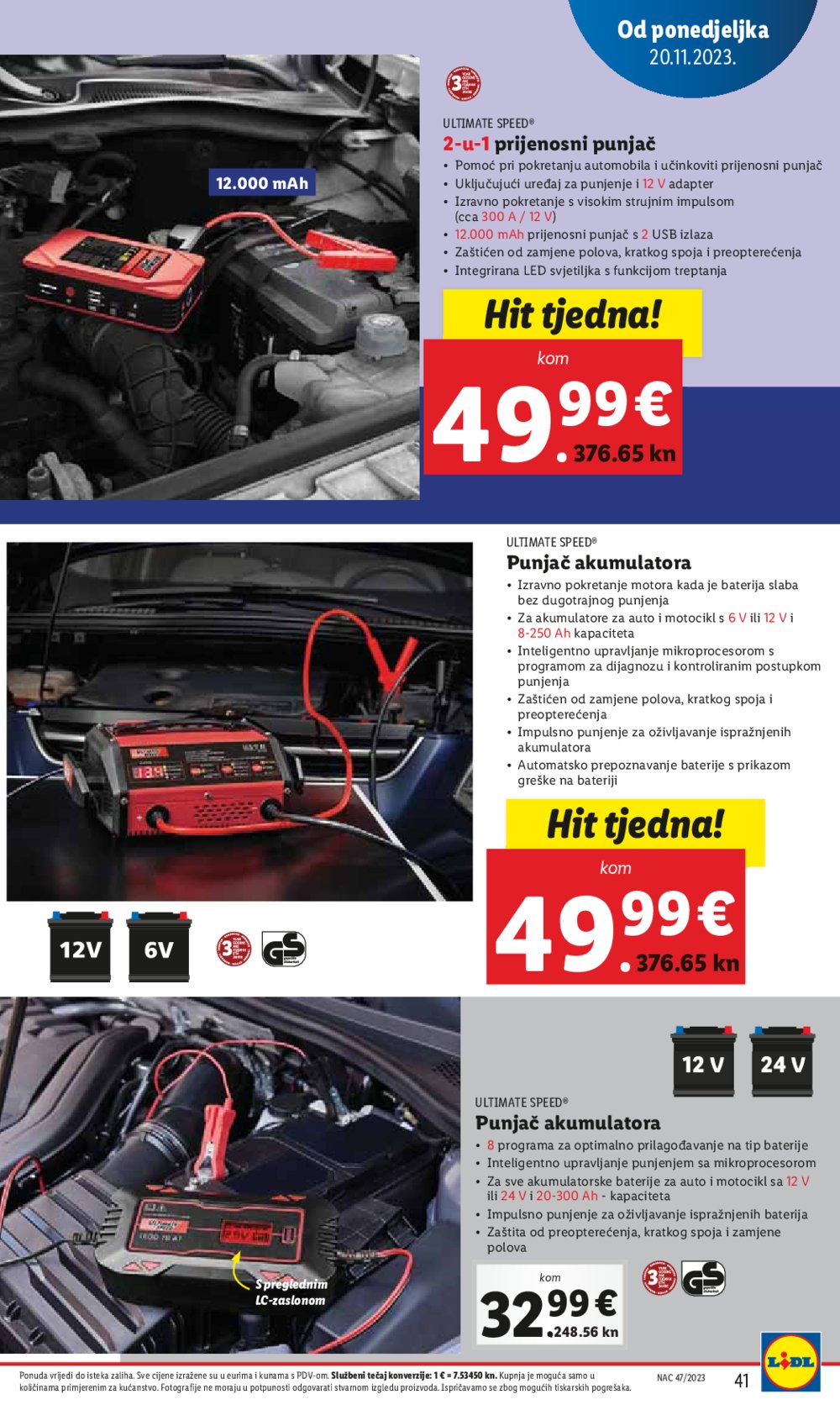 Lidl katalog Ponuda od ponedjeljka 20.11.-26.11.2023.