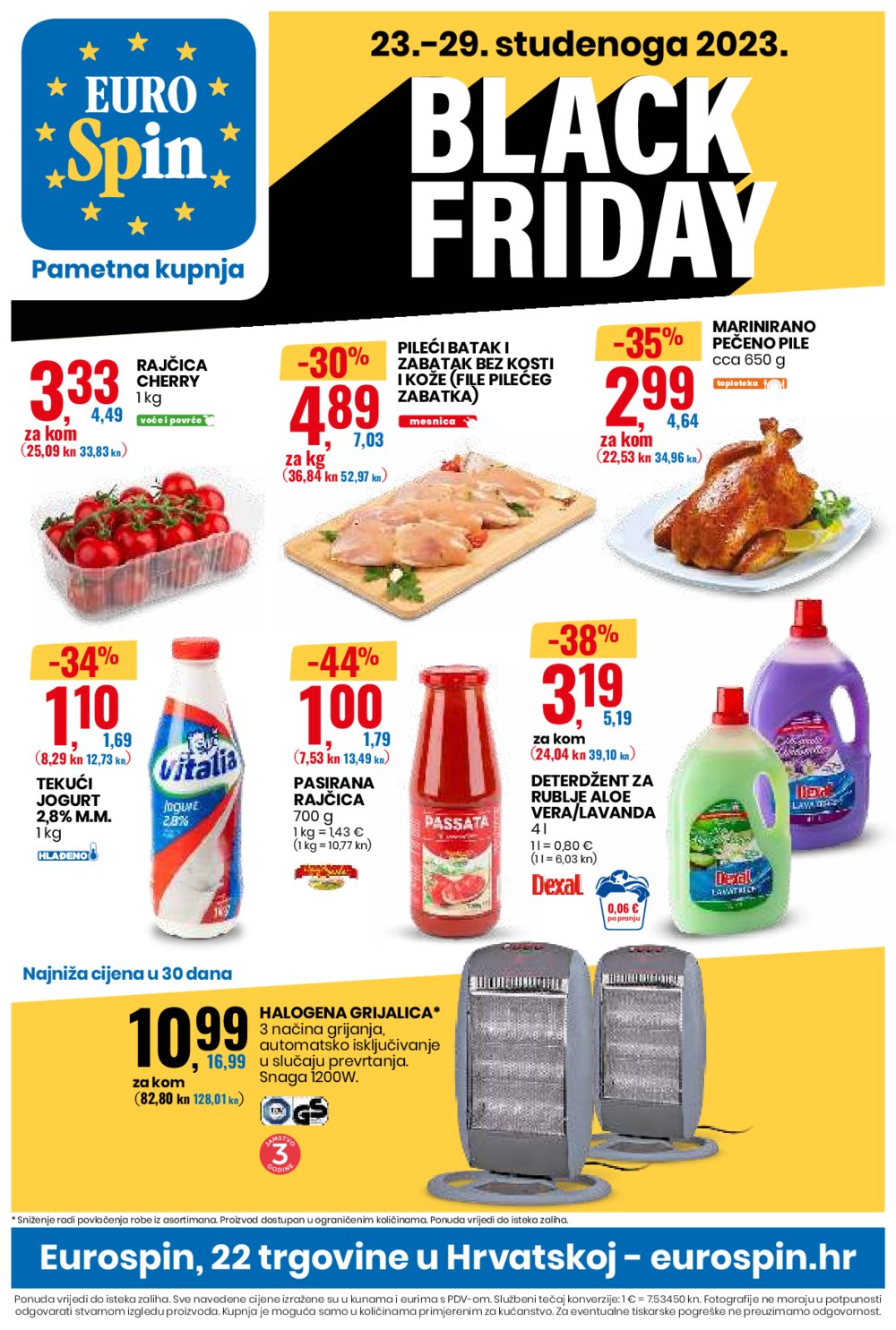 Eurospin katalog Black Friday 23.11.-29.11.2023.