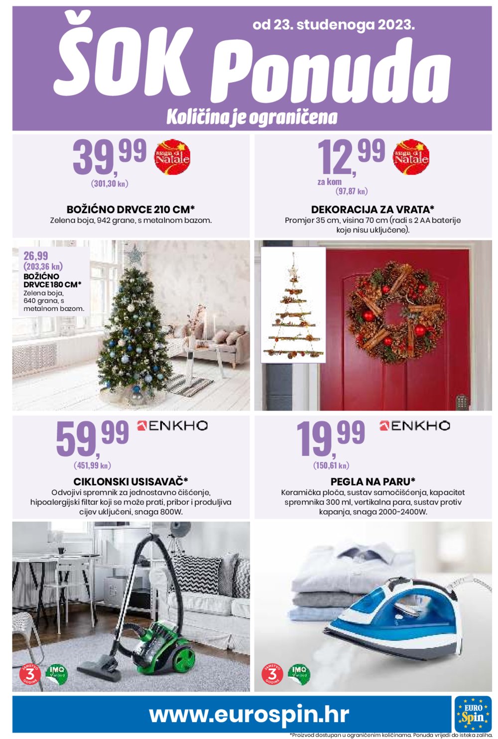 Eurospin katalog Black Friday 23.11.-29.11.2023.
