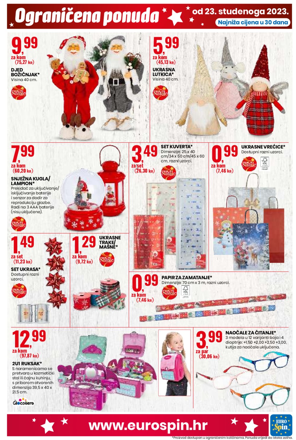 Eurospin katalog Black Friday 23.11.-29.11.2023.
