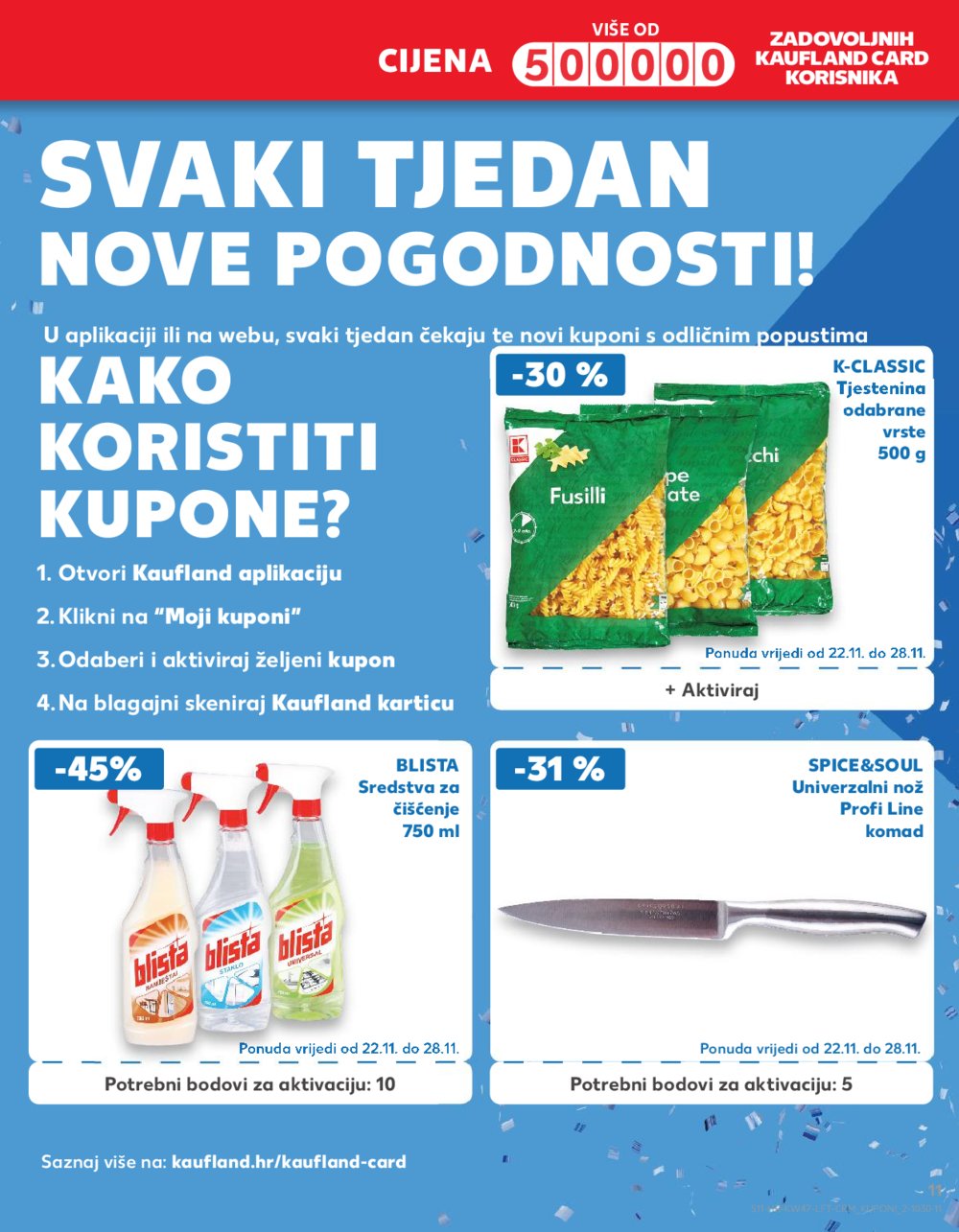 Kaufland katalog Prehrana Ka,Dj,Vk,Kc,Zp,Um,Bnm 22.11.-28.11.2023.